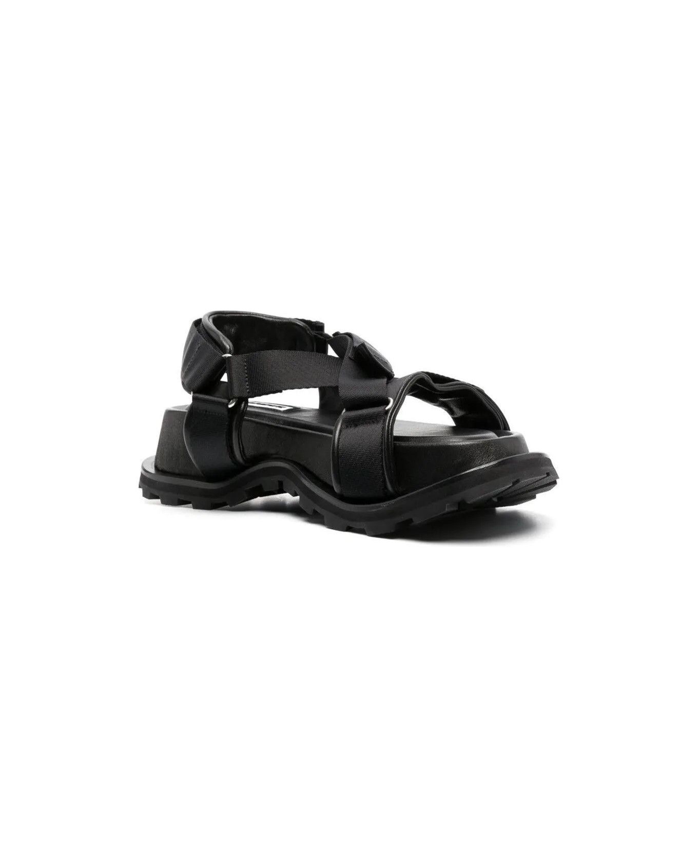 Jil Sander o1y1025 Sandals in Black Size US 7 / IT 37 - 2 Thumbnail