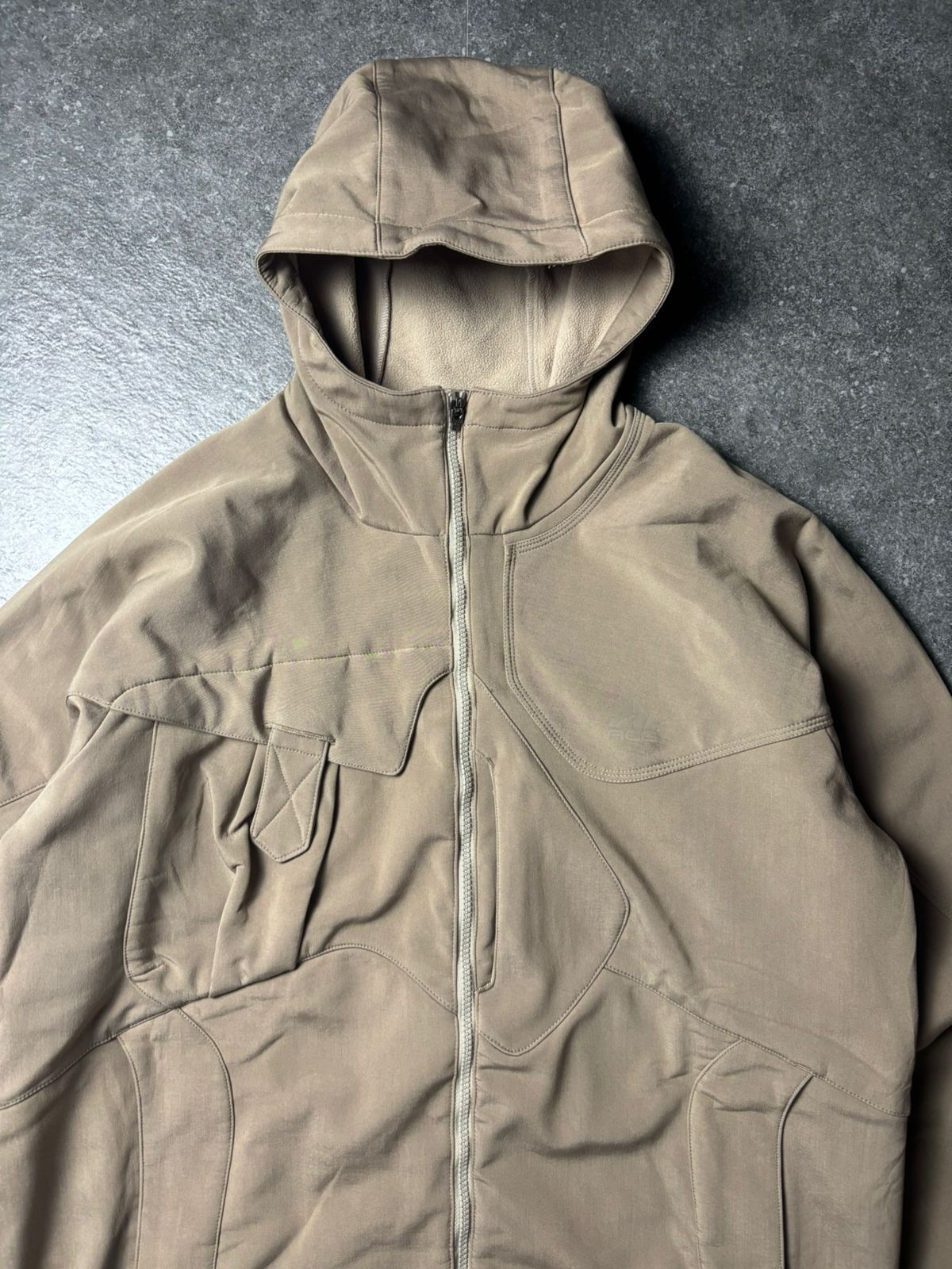 Nike ACG RARE 2000s Nike ACG Softshell Fleece Hoodie Size US XL / EU 56 / 4 - 2 Thumbnail
