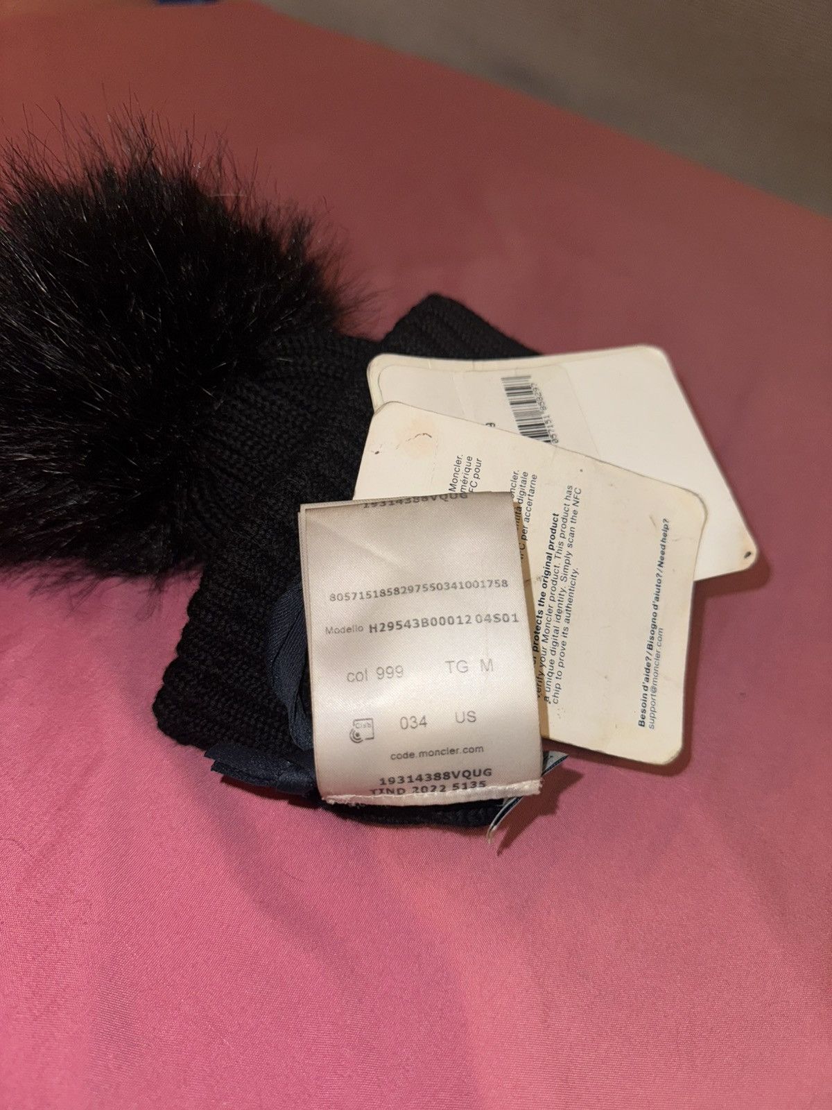Moncler Moncler puff beanie hat (Unisex) Size ONE SIZE - 7 Thumbnail