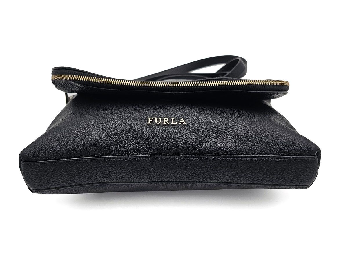Furla Furla Noemi Black Leather Crossbody Bag Size ONE SIZE - 6 Thumbnail
