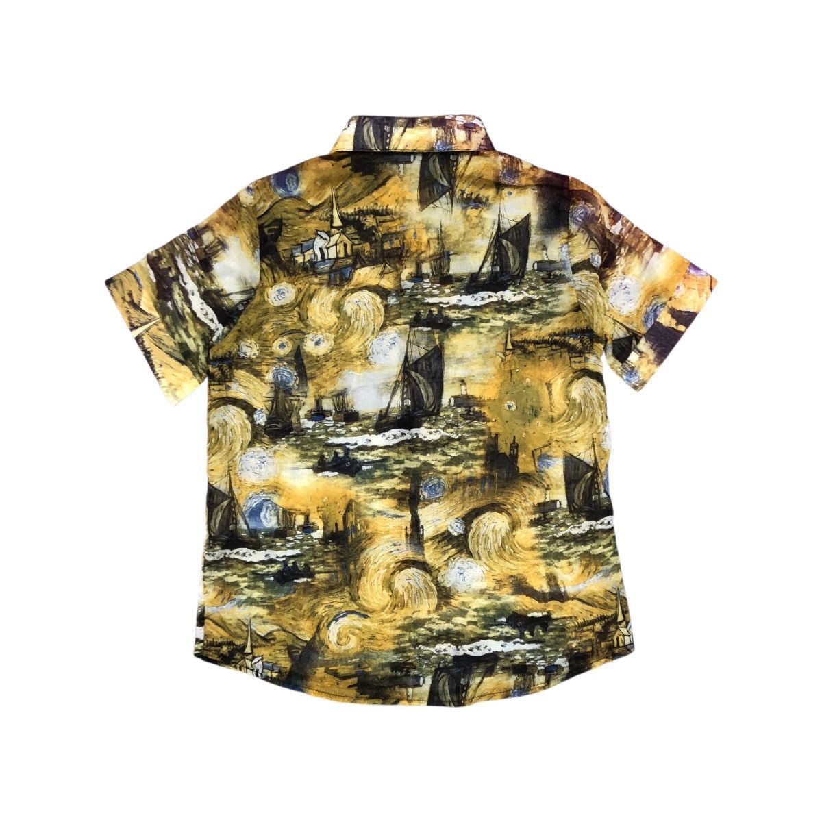 Other Van Gogh Pattern Transparent Shirt Size M / US 6-8 / IT 42-44 - 2 Thumbnail