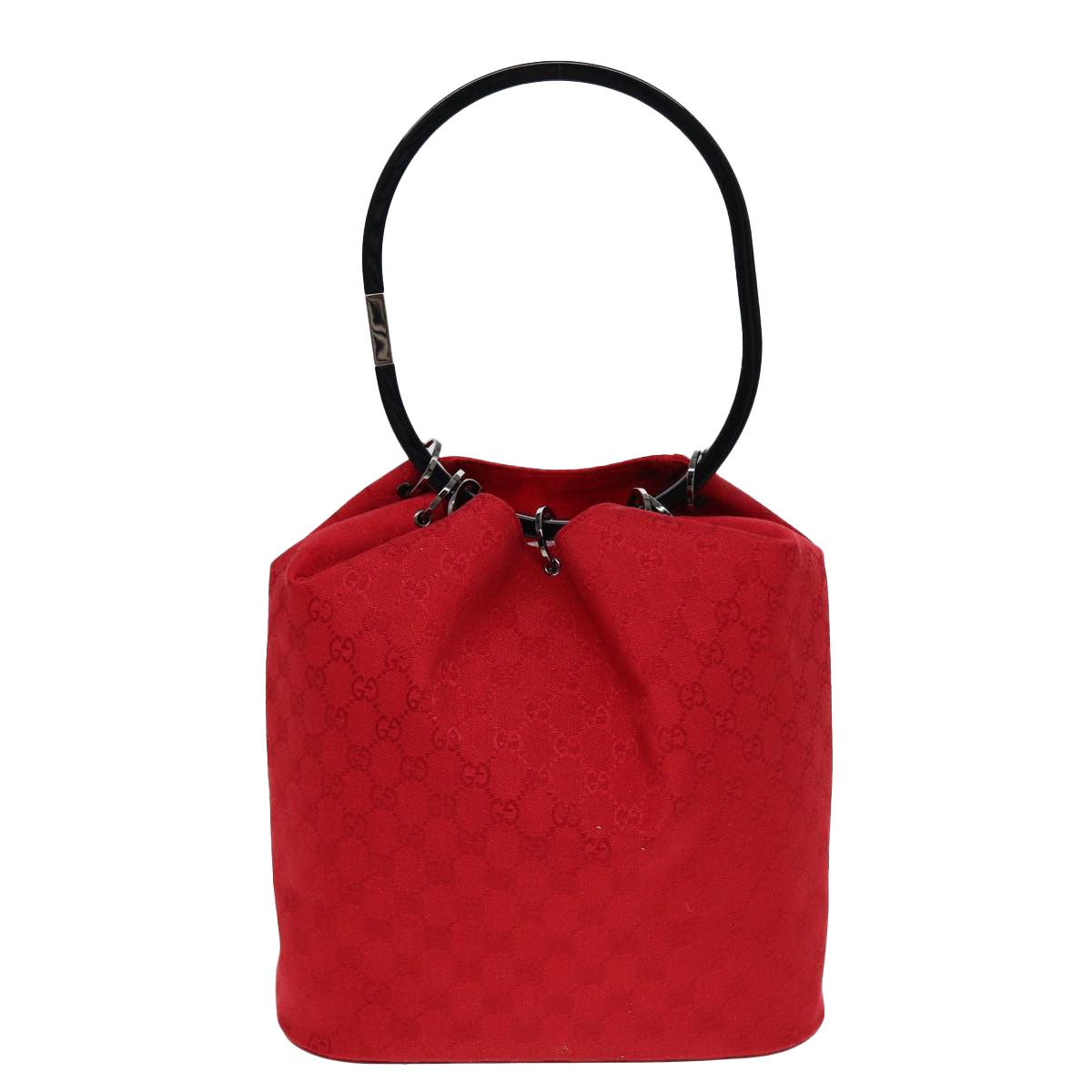 Gucci Gg Canvas Red Canvas Shoulder Bag (Pre-Owned) Size ONE SIZE - 1 Thumbnail