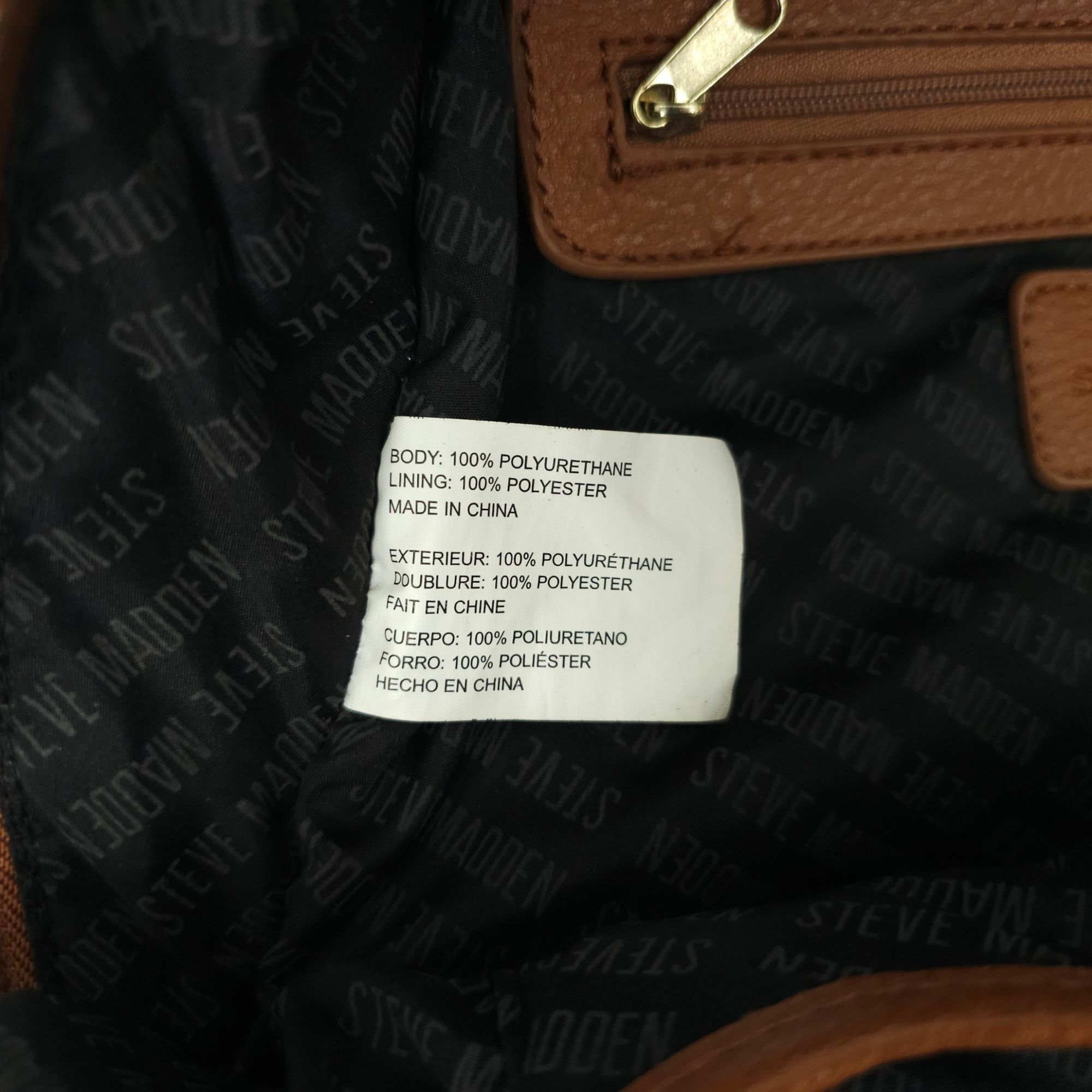 Steve Madden Steve Madden Bejewel Backpack Chevron Quilting Faux Leather Size ONE SIZE - 14 Thumbnail