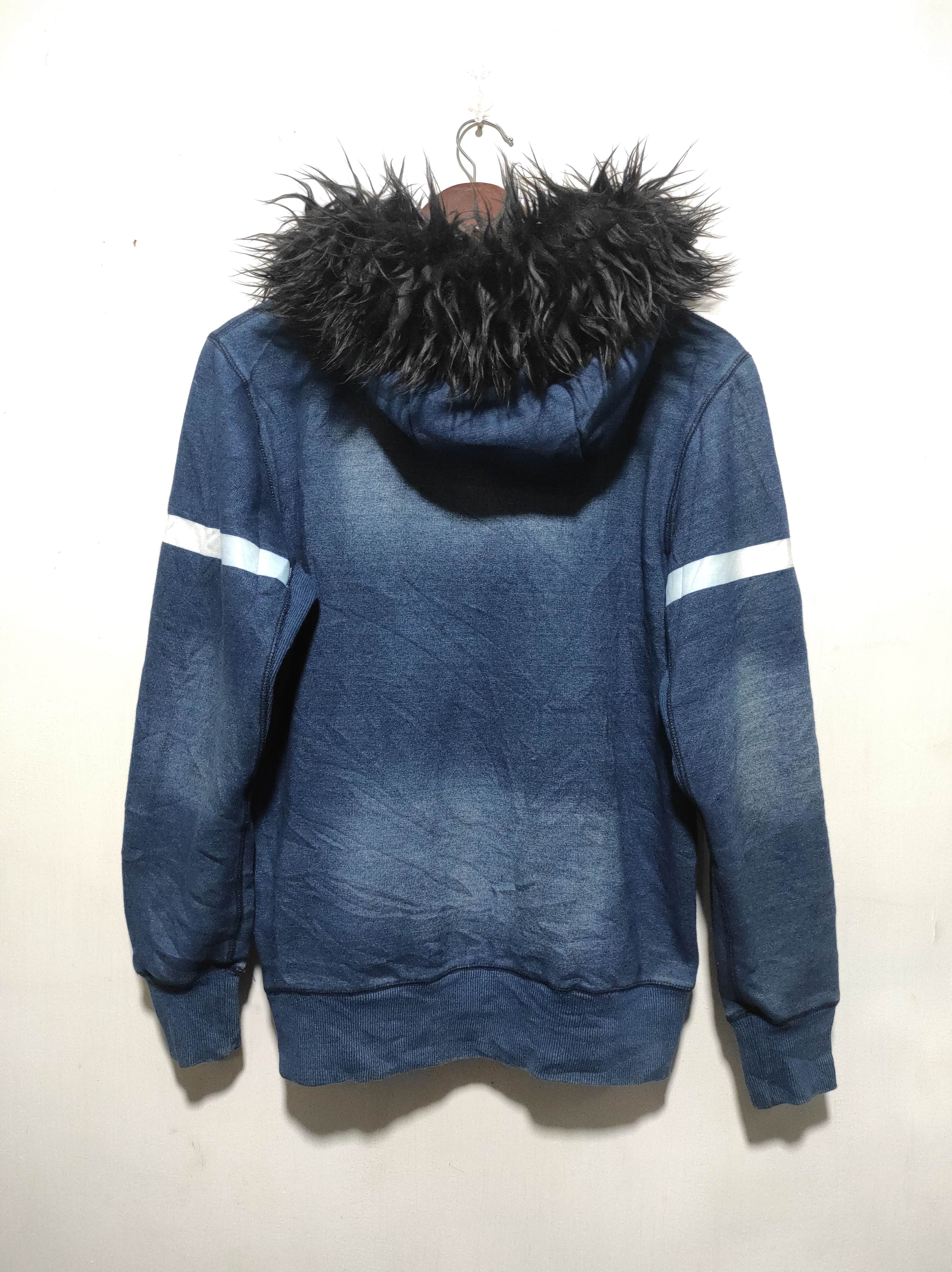 Japanese Brand Flash Packer Sherpa Denim Double Zip fur hoodie LGB style Size US M / EU 48-50 / 2 - 16 Thumbnail