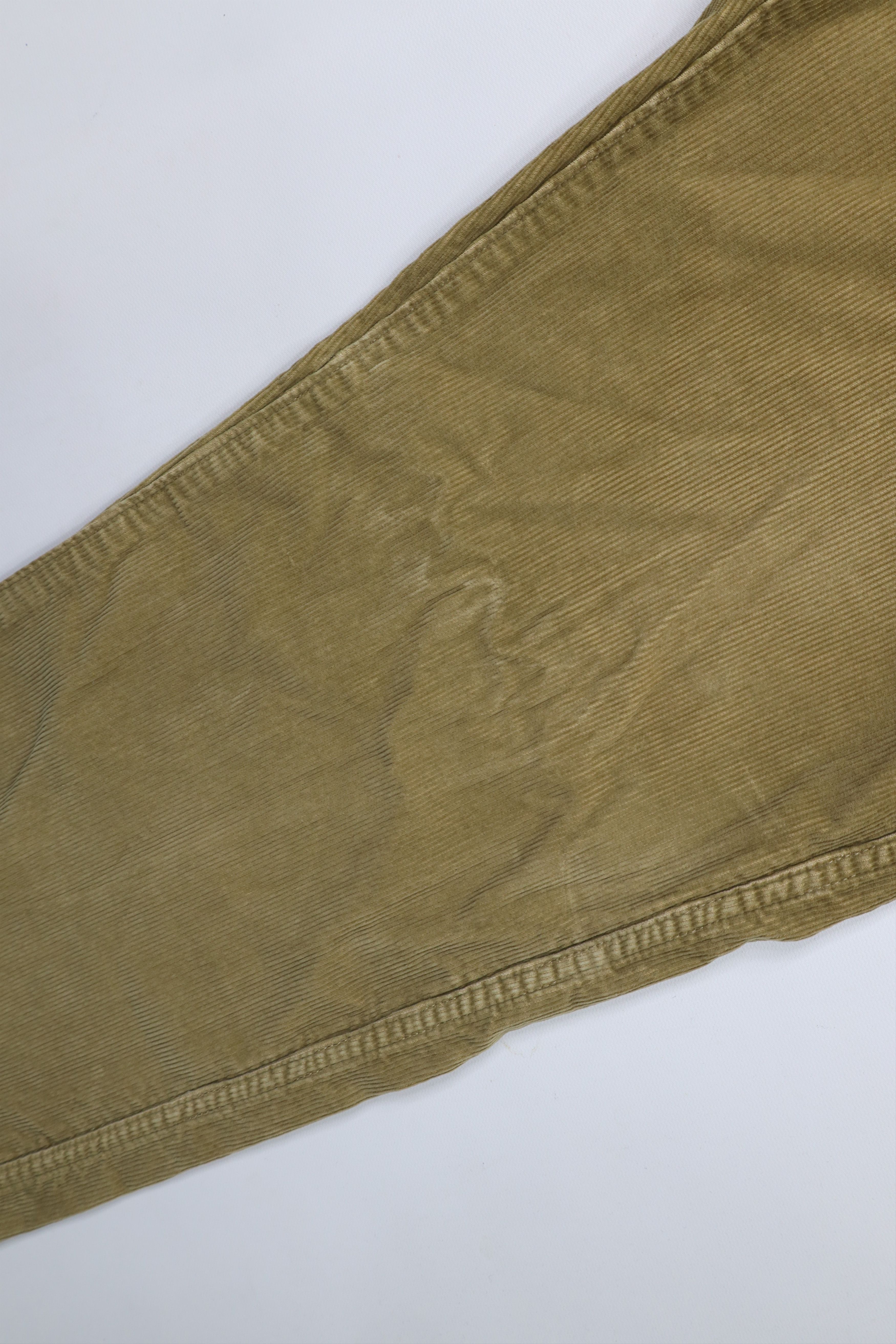 L.L. Bean Vintage LL Bean Natural Fit Wide Leg Corduroy Chino Pants Size US 36 / EU 52 - 6 Thumbnail