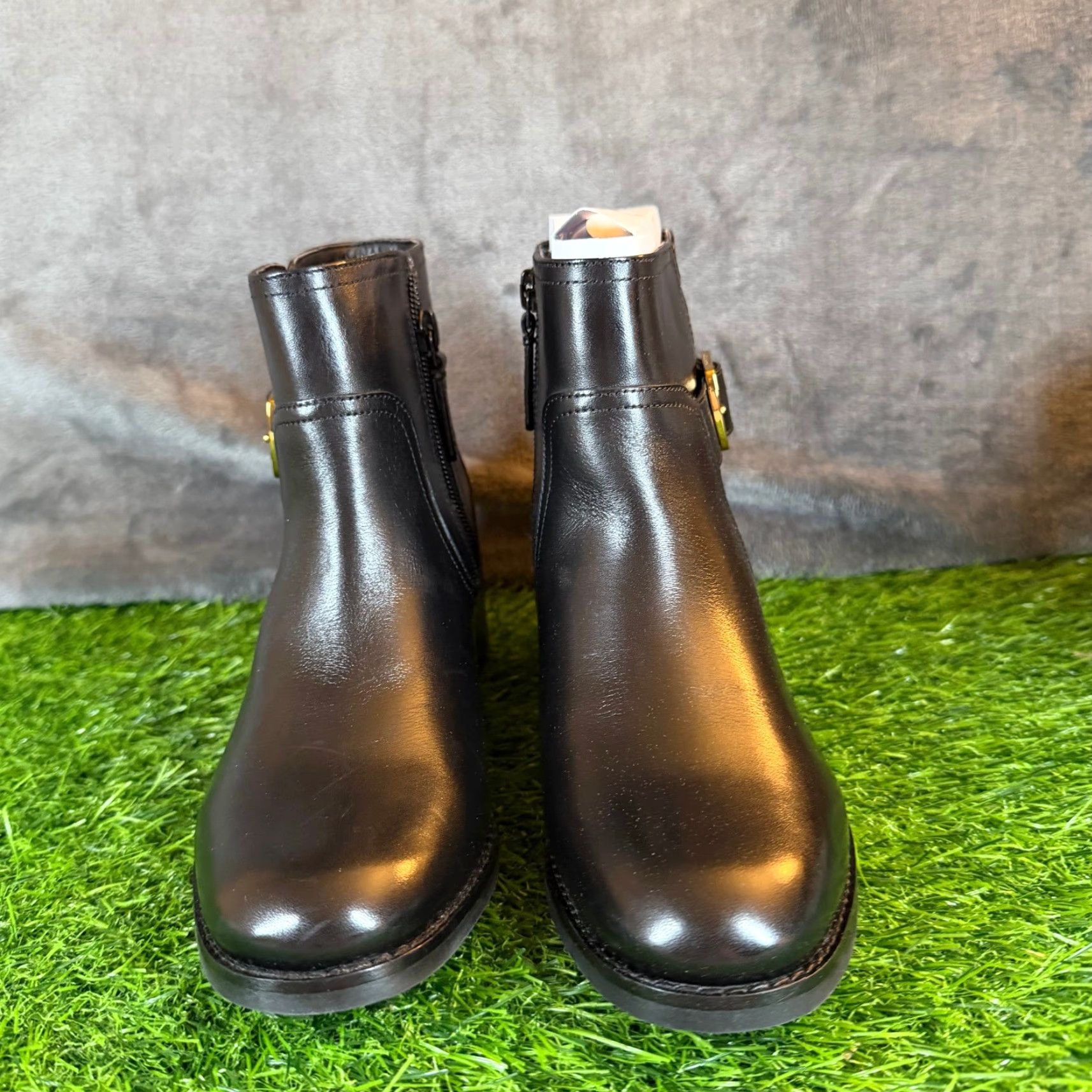Cole Haan Cole Haan Thayer Black Leather Buckle Ankle Boots Women's Size 6 B NEW Size US 6 / IT 36 - 3 Thumbnail