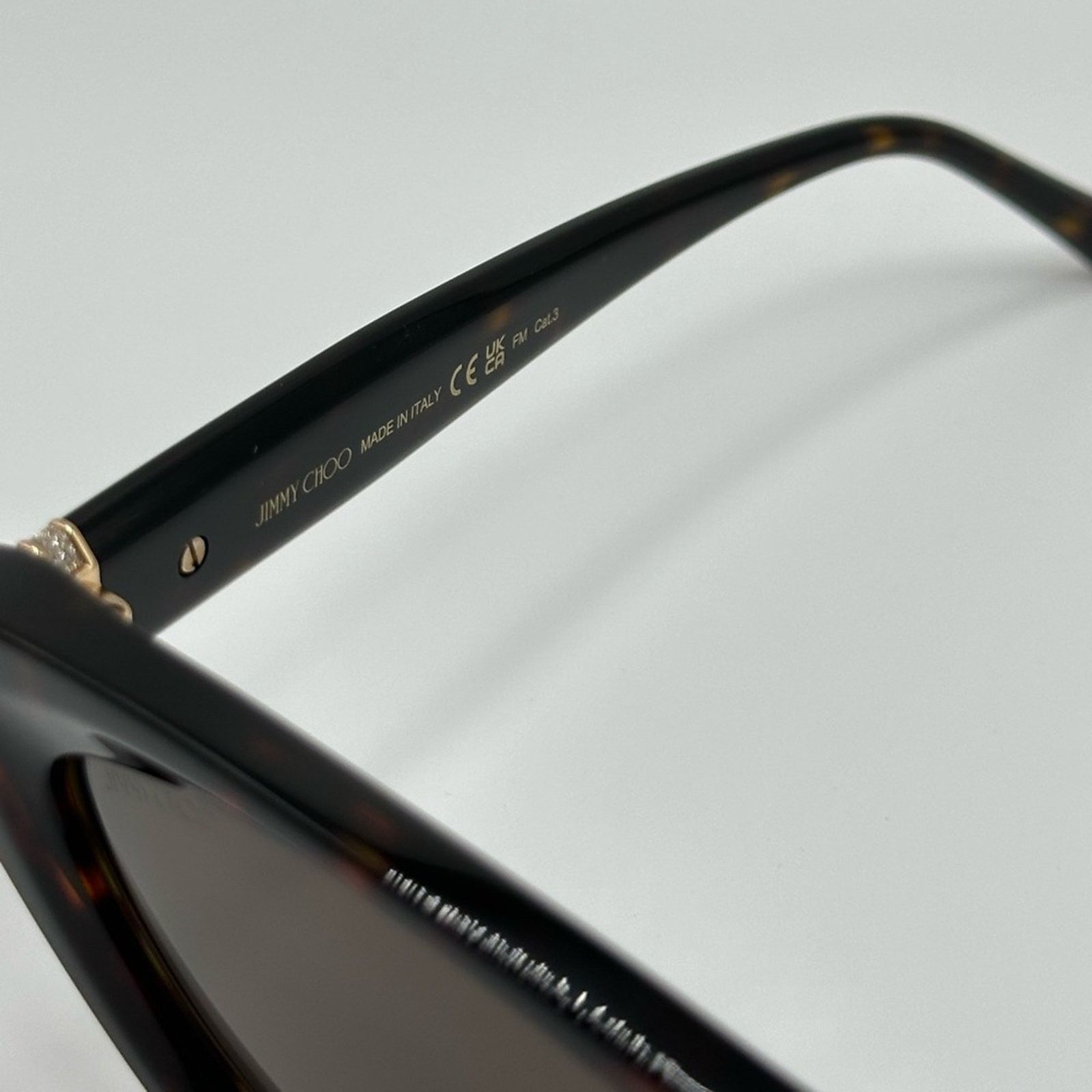 Jimmy Choo NEW JIMMY CHOO ADDY/S 0086 70 Havana/Brown Women Sunglasses Size ONE SIZE - 5 Thumbnail