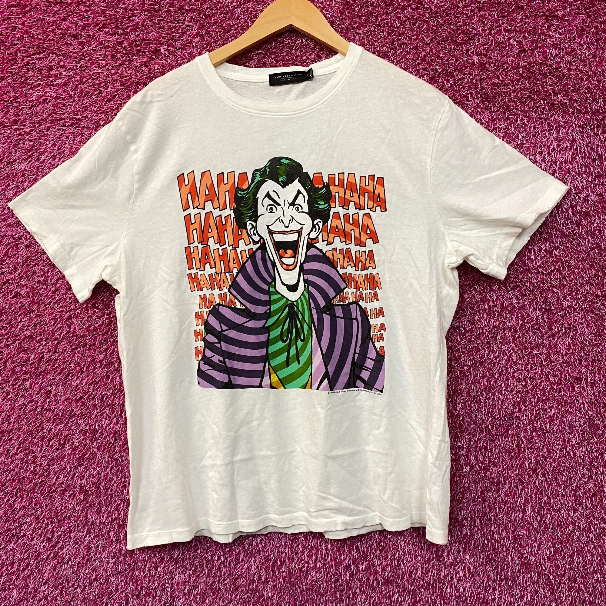 Junk Food DC Comics Villain The Joker Graphic T-Shirt XL Size US XL / EU 56 / 4 - 1 Thumbnail
