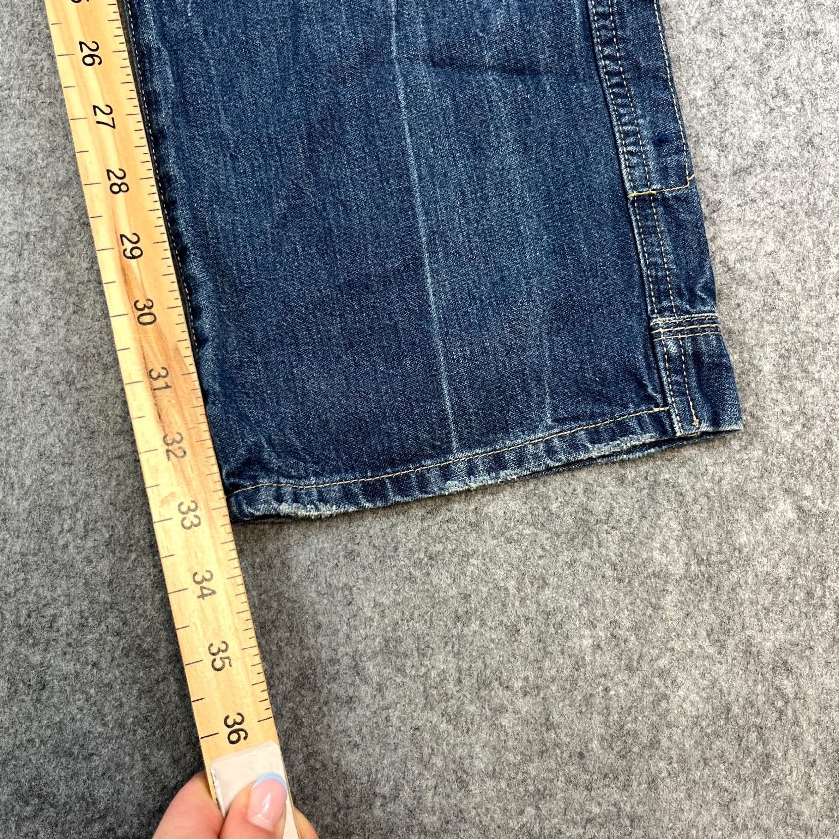 G-Star G-Star Jeans Tapered 3D 34 34 Blue Whiskers Cargo Double Knee Mens Shirt? Size US 34 / EU 50 - 4 Thumbnail