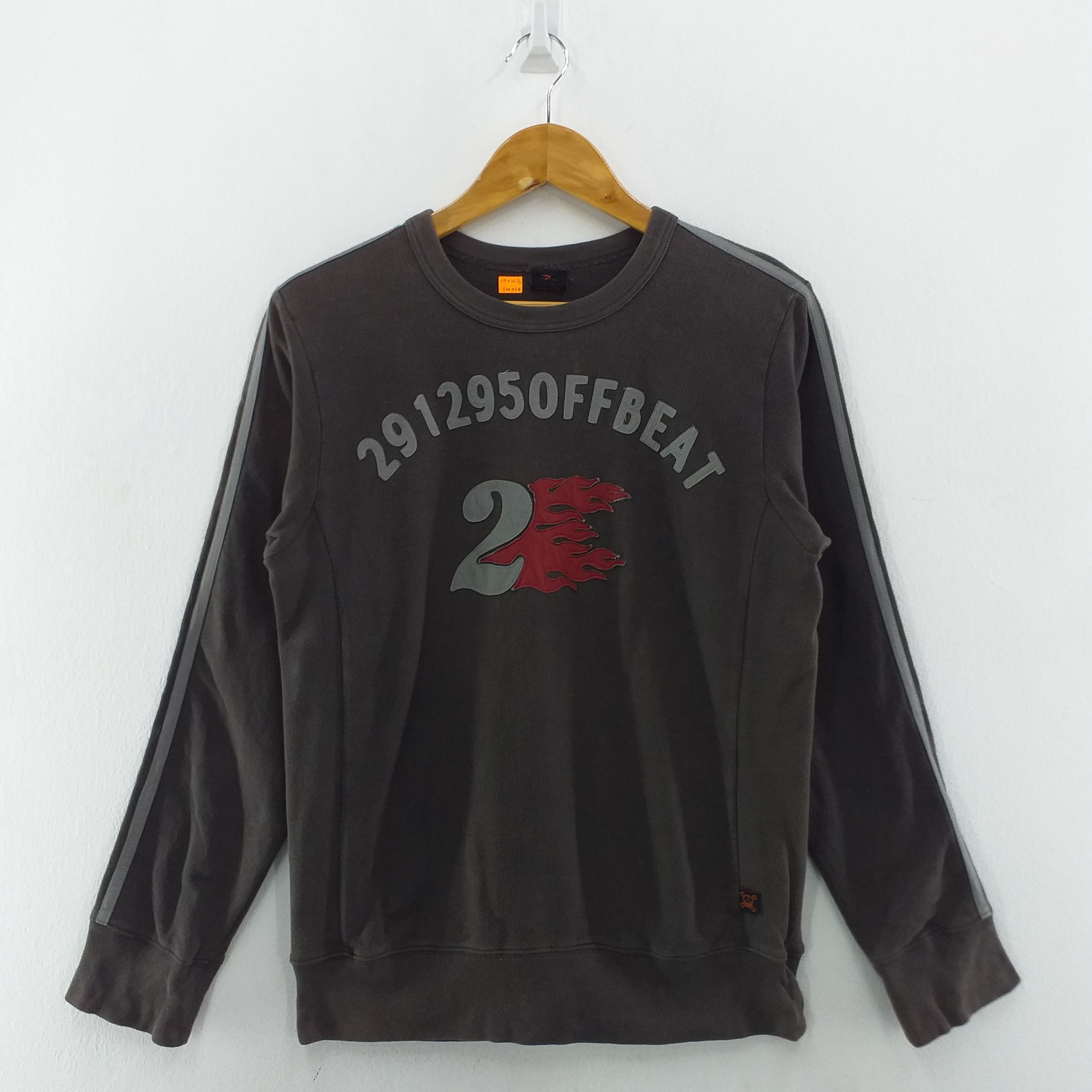 image of Designer 291295 Homme Sweatshirt Xsmal Size -Sw034 in Charcoal, Men's