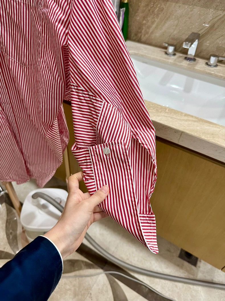 Balenciaga Balenciaga size 36 Ladies deconstruct striped shirts Size S / US 4 / IT 40 - 8 Thumbnail