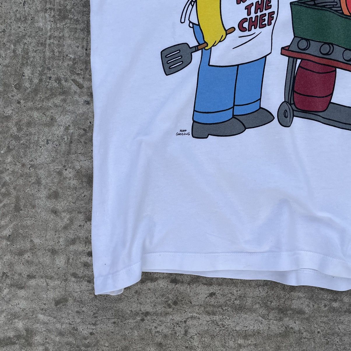 The Simpsons × Vintage Vintage T-shirts Homer The Simpson Big Logo Kiss The Cheff Size US L / EU 52-54 / 3 - 4 Thumbnail