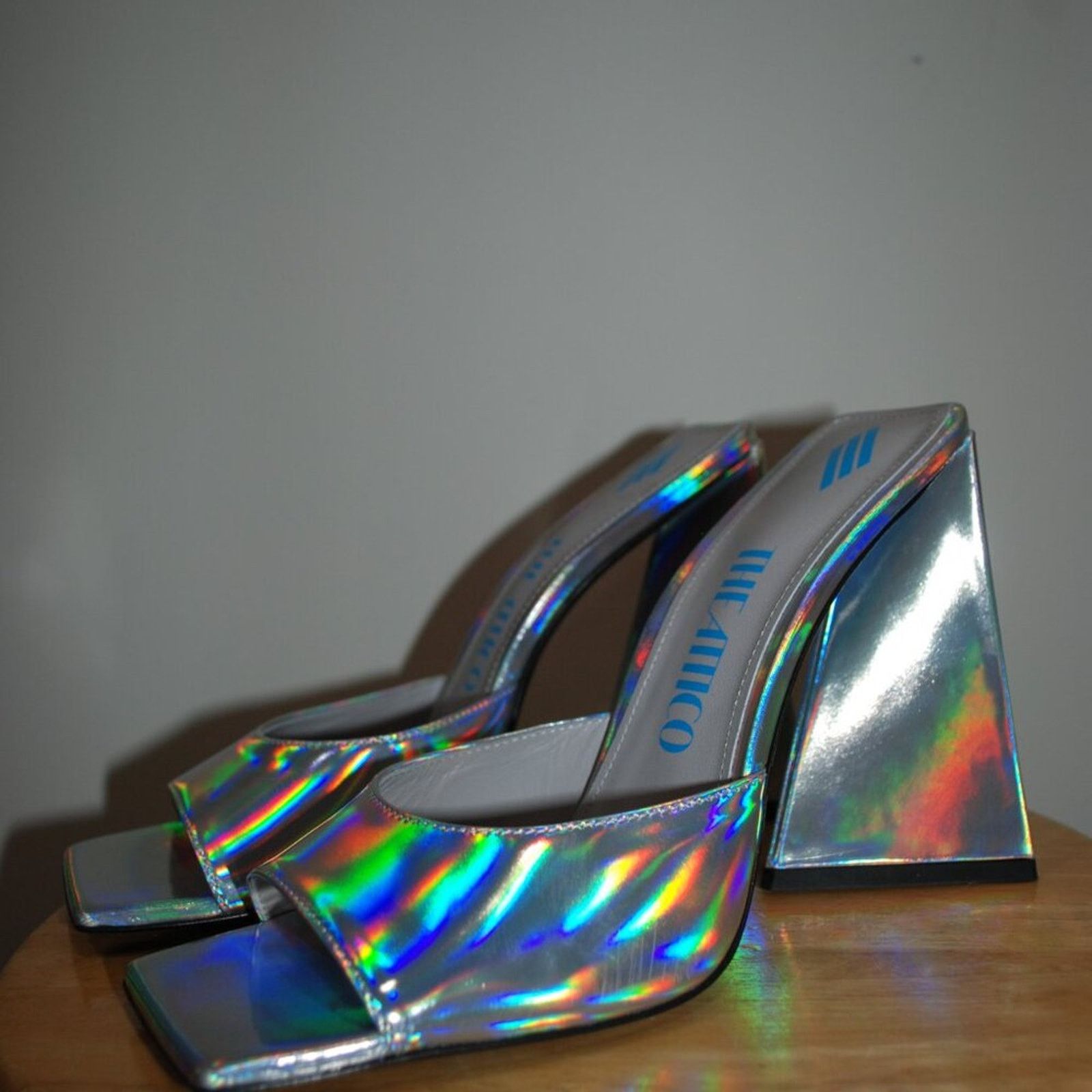 The Attico The Attico Devon Metallic Leather Mules US10.5 / IT40.5 Size US 10.5 / IT 40.5 - 5 Thumbnail