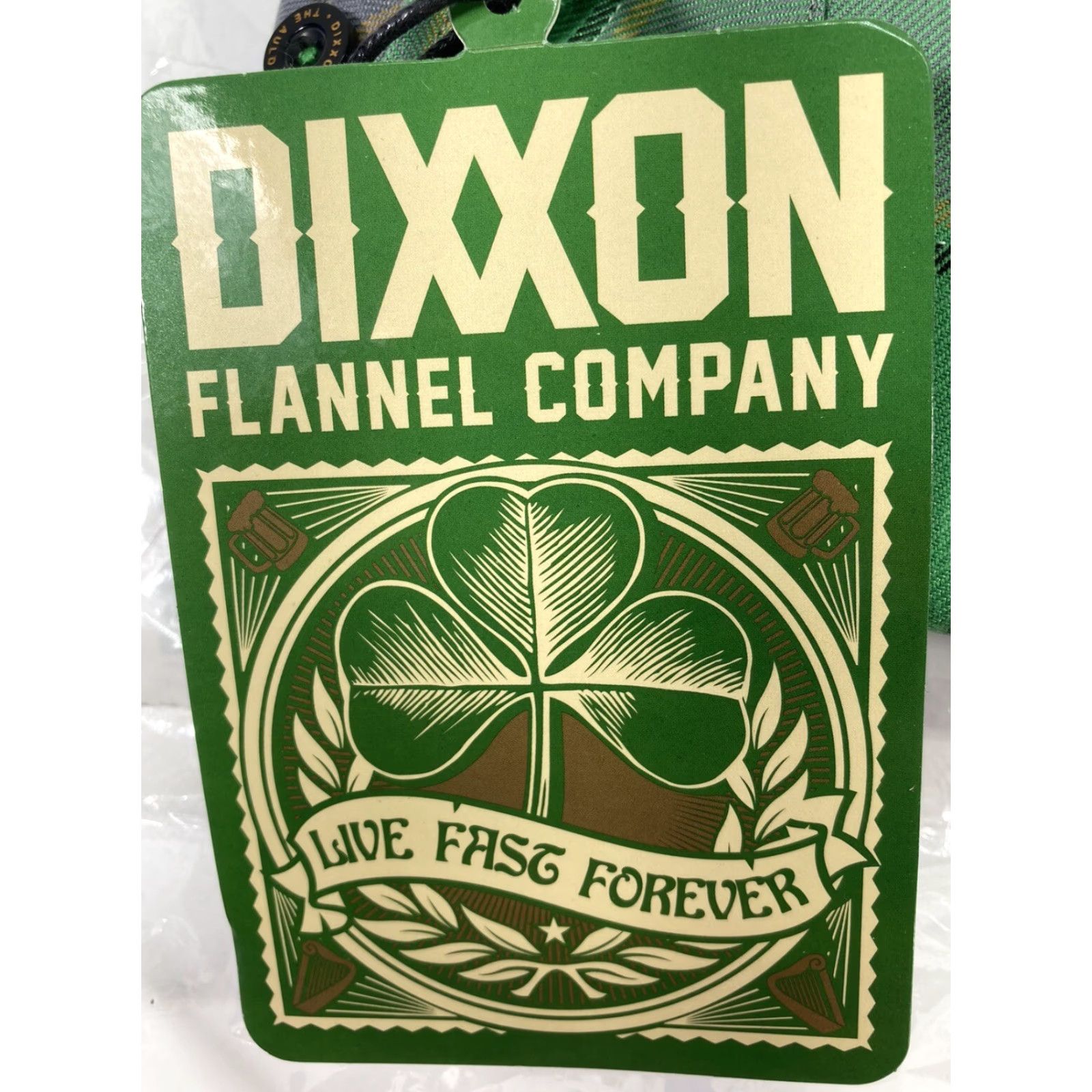 Vintage Dixxon Flannel Company Shirt Men 4XL Green Auld Pub Button Long Sleeve Plaid Regular Size Size US XXL / EU 58 / 5 - 5 Thumbnail