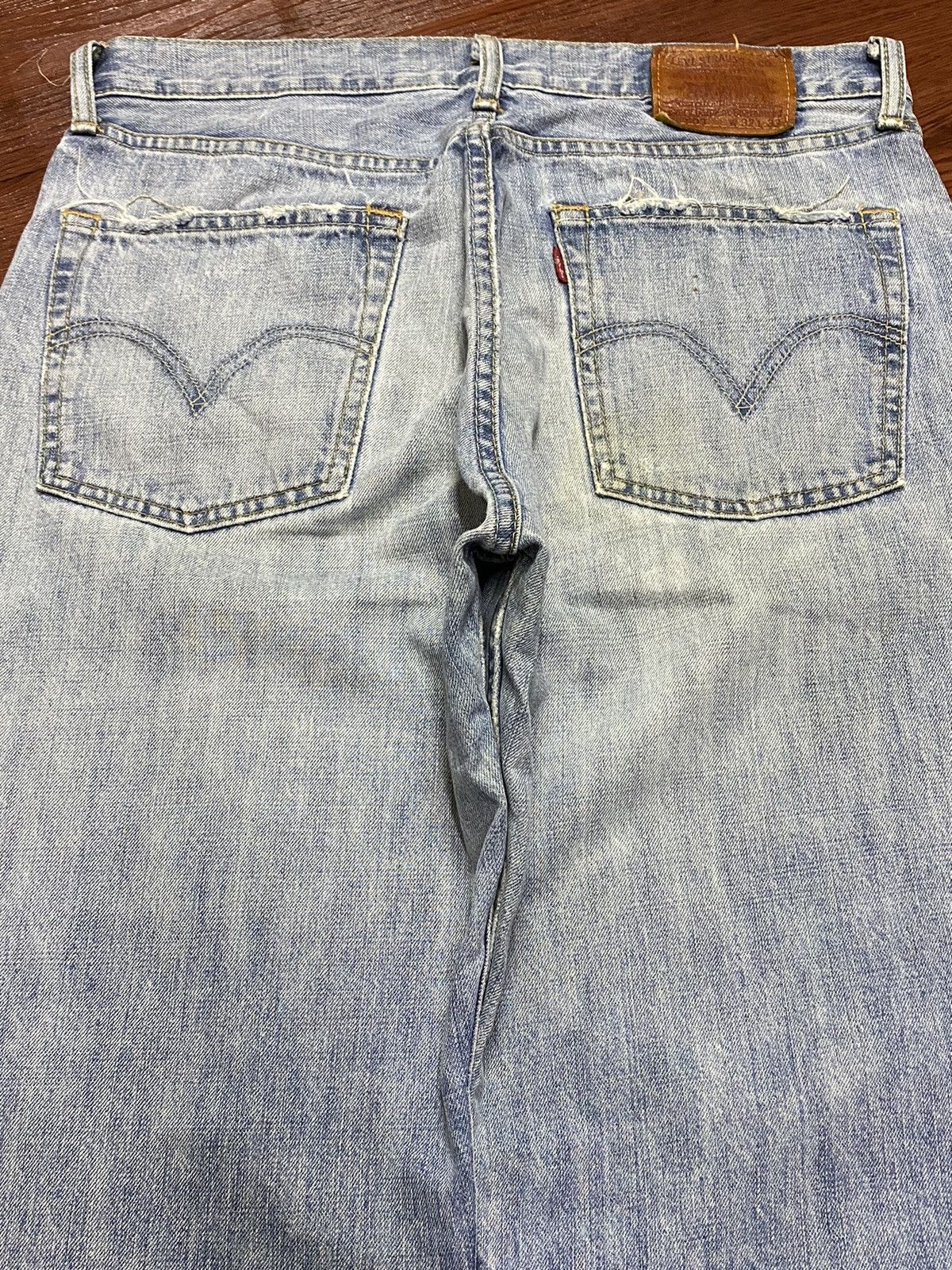 Levi's Vintage Levis 503 90’s Distressed Enough Baggy Jeans Size US 33 - 4 Thumbnail