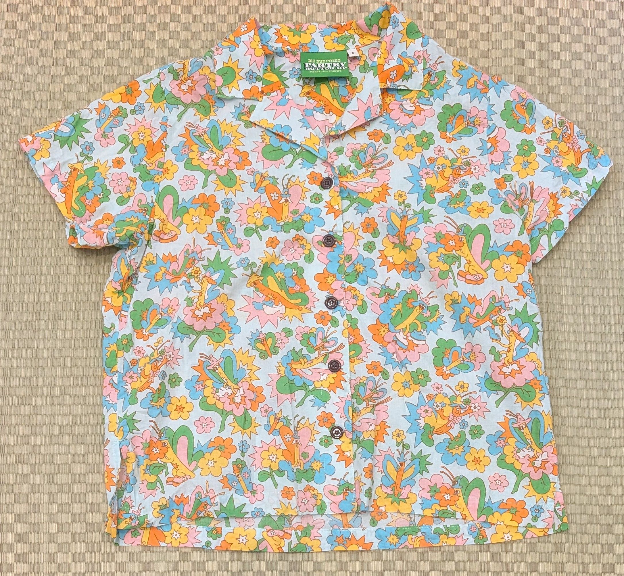 Big Bud Press Big Bud Press Butterfly Bash Pantry Button Up Made in USA Size S / US 4 / IT 40 - 1 Thumbnail