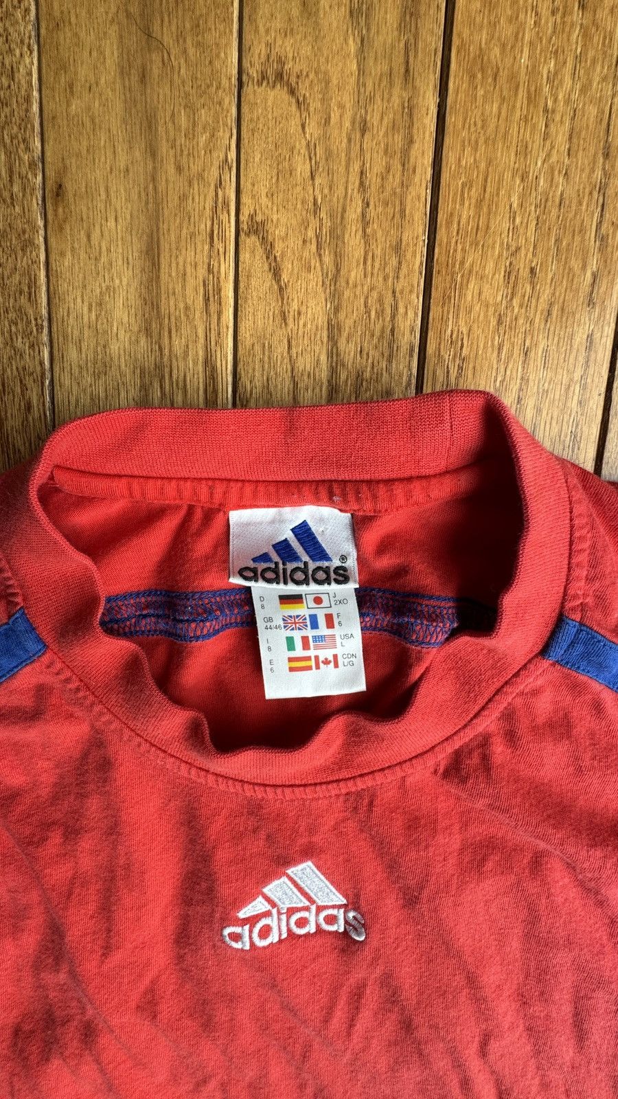 Adidas Vintage Cuba adidas jearsy shirt Size US L / EU 52-54 / 3 - 3 Thumbnail