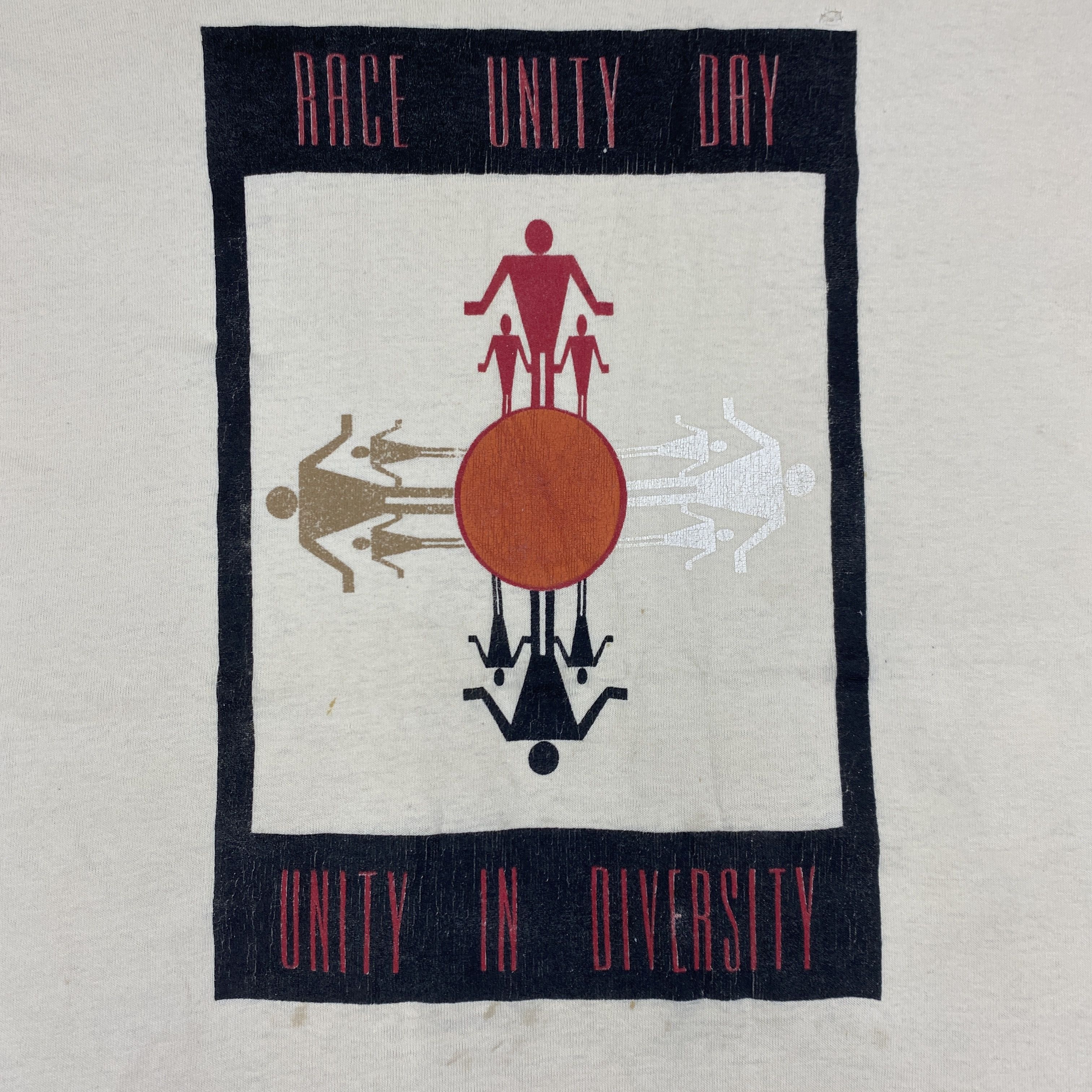Vintage Vintage Race Unity Day Medium Tee -D081 Size US M / EU 48-50 / 2 - 3 Thumbnail
