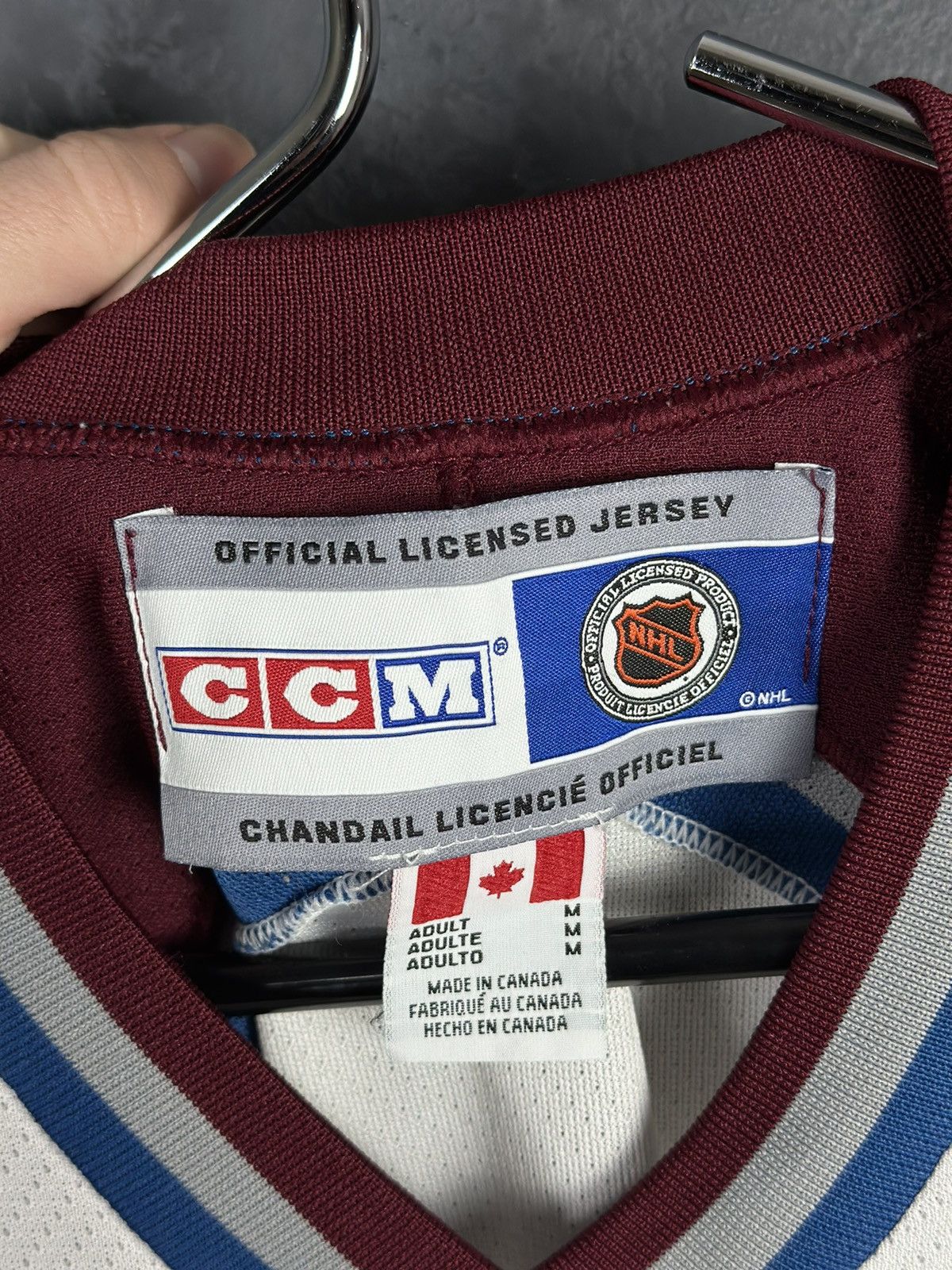 Vintage Colorado Avalanche CCM NHL Hockey Jersey