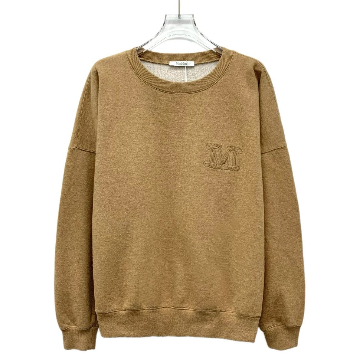 Max Mara Maxmara Logo Letter Embroidered Long Sleeve Sweatshirt K26WX Size M / US 6-8 / IT 42-44 - 1 Thumbnail