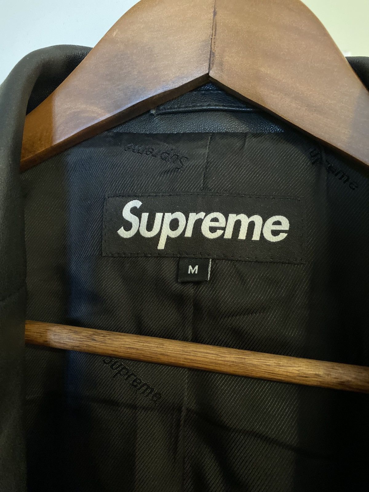 Supreme Supreme Leather Blazer SS19 Size US M / EU 48-50 / 2 - 5 Thumbnail
