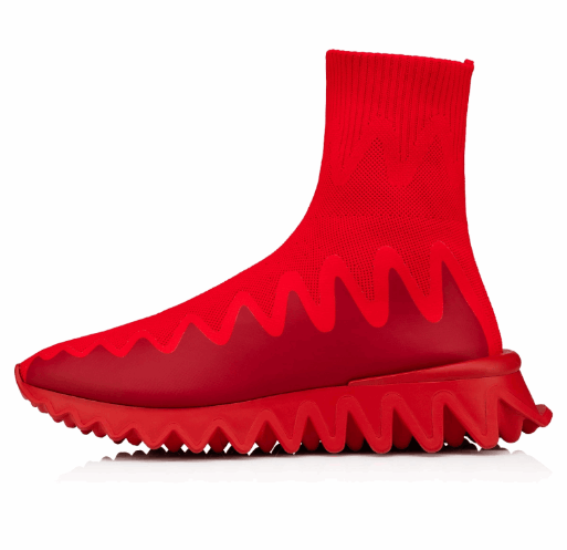 o1bcso1str1024 Sharky Sock in Red