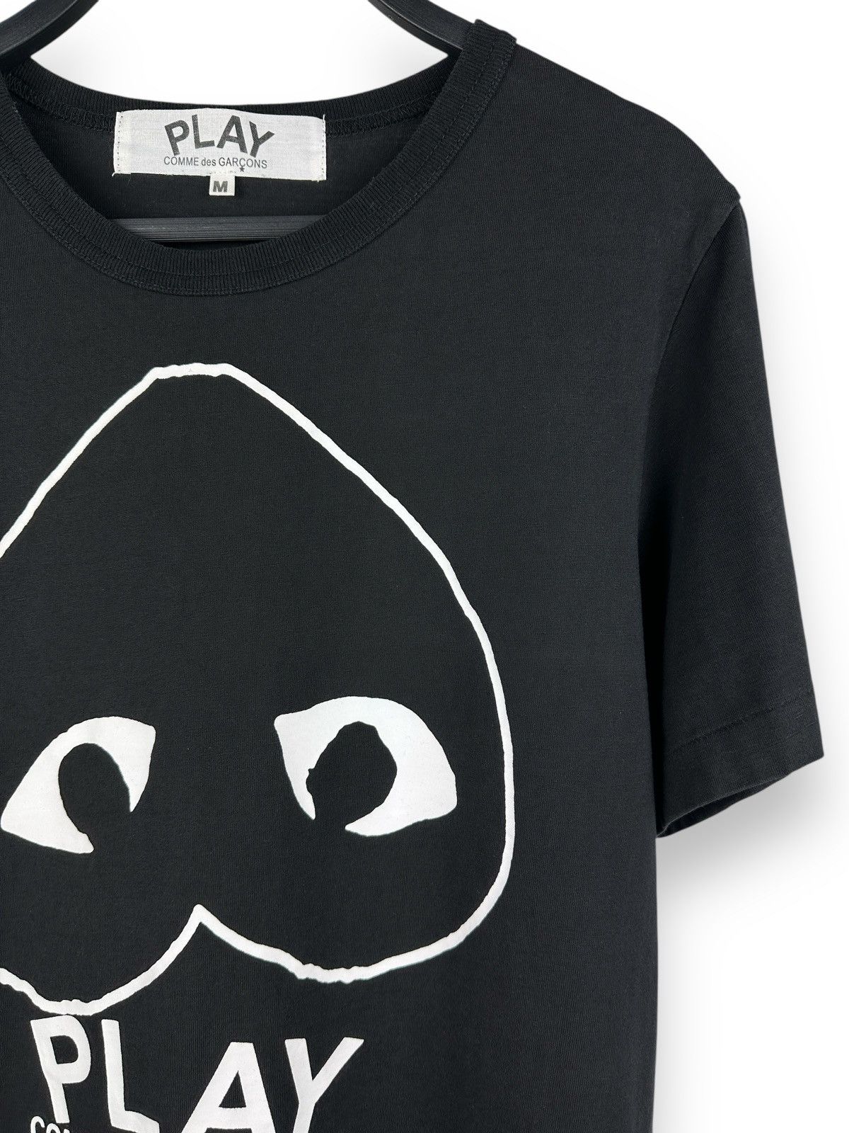 Comme des Garcons PLAY Play Comme des Garçons Upside Down Heart Black T-Shirt Size US S / EU 44-46 / 1 - 3 Thumbnail