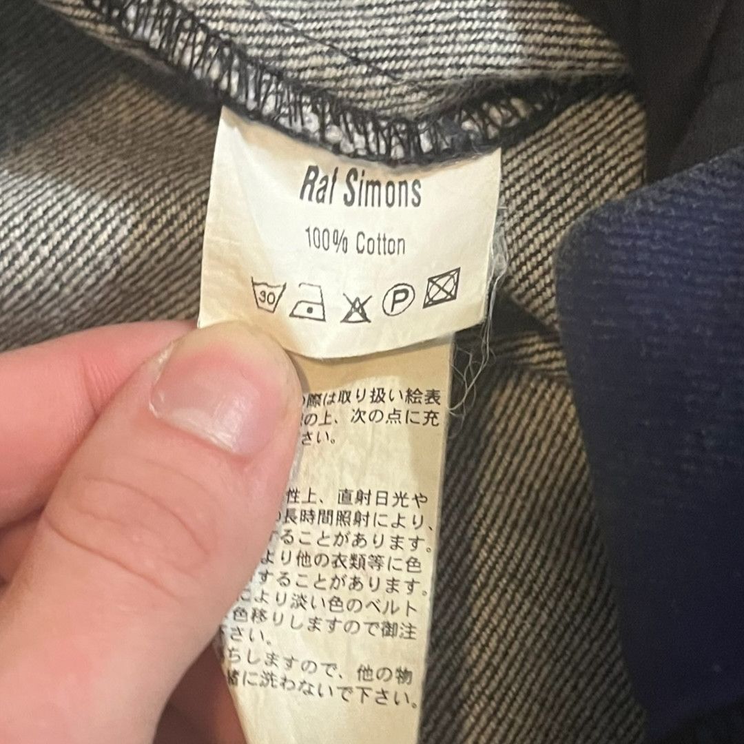 Designer × Raf Simons Raf Simons AW05 History of my World Indigo Denim Size US 32 / EU 48 - 3 Thumbnail