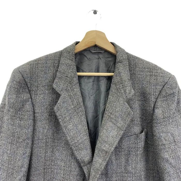 Balenciaga Vtg 90’ BALENCIAGA PARIS Nova Checks 2 Button Blazer Size 46S - 2 Thumbnail