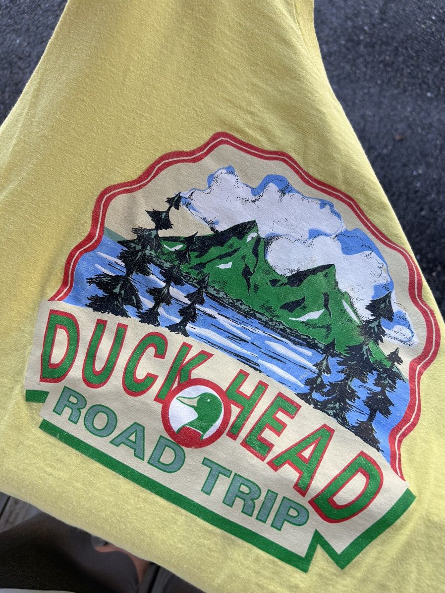Duck Head Vintage 80s Duck Head T Shirt Nature Road Trip Outdoors Size US M / EU 48-50 / 2 - 6 Thumbnail