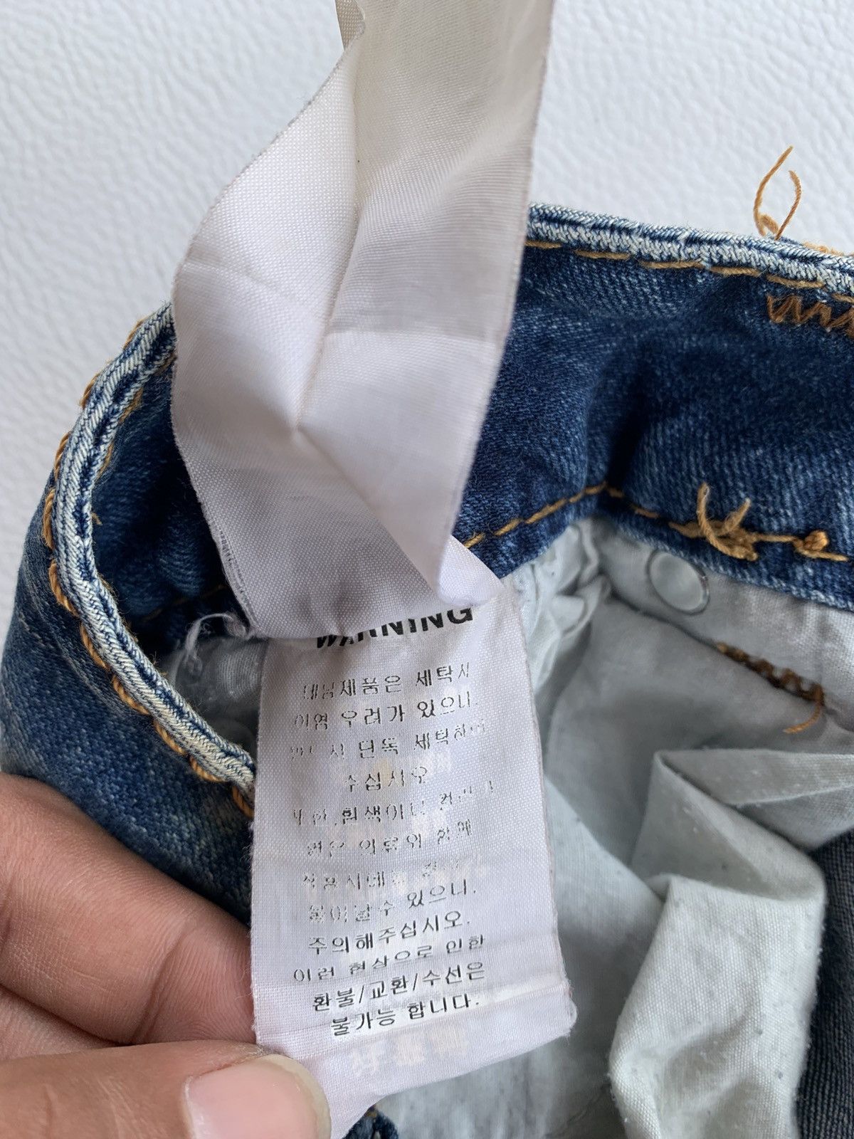 Japanese Brand Britpop Denim InCrux Japanese Basic Jeans Size US 33 - 13 Thumbnail