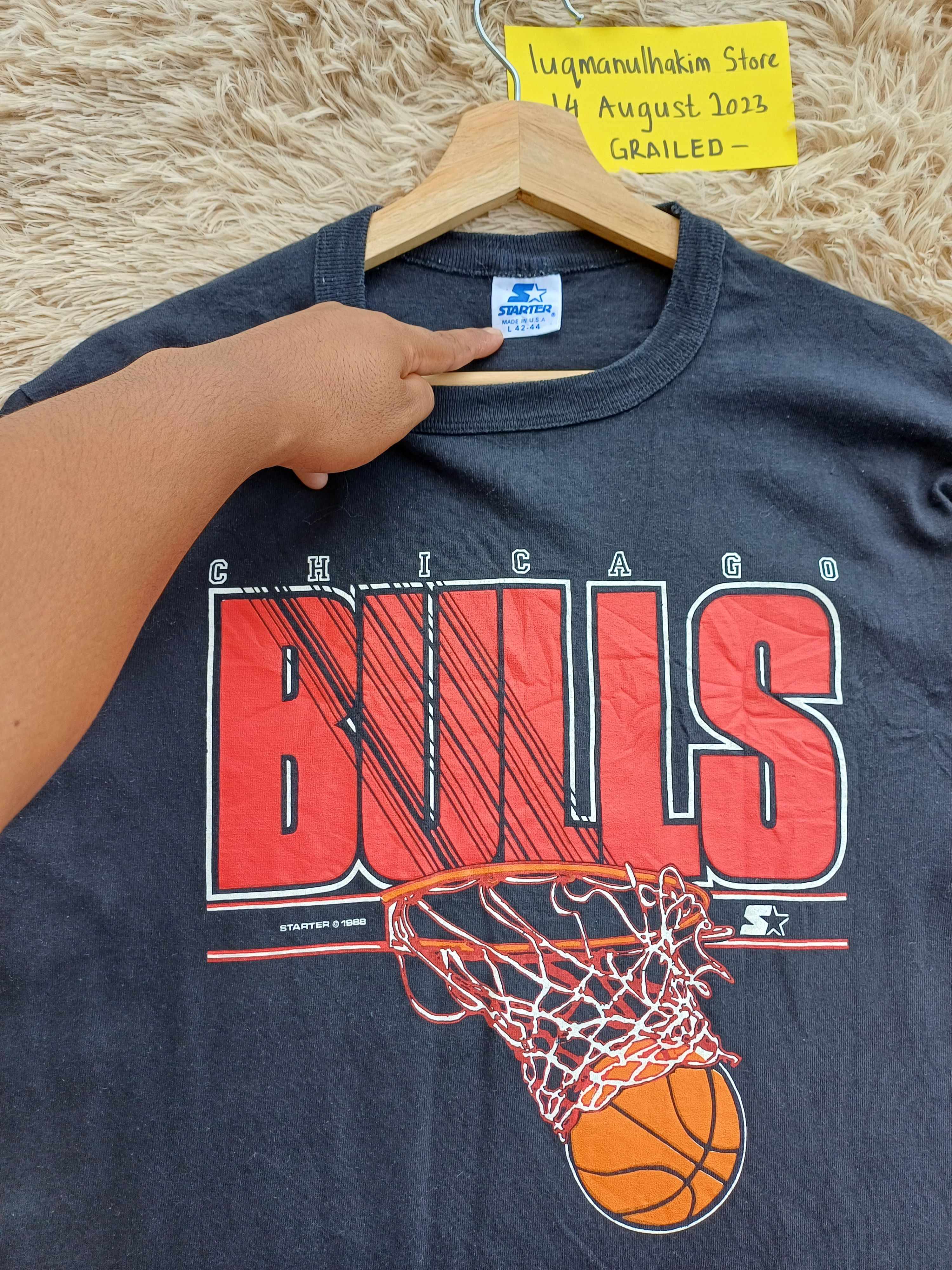 NBA Rare Vintage Chicago Bulls NBA Tshirt Size US M / EU 48-50 / 2 - 5 Thumbnail