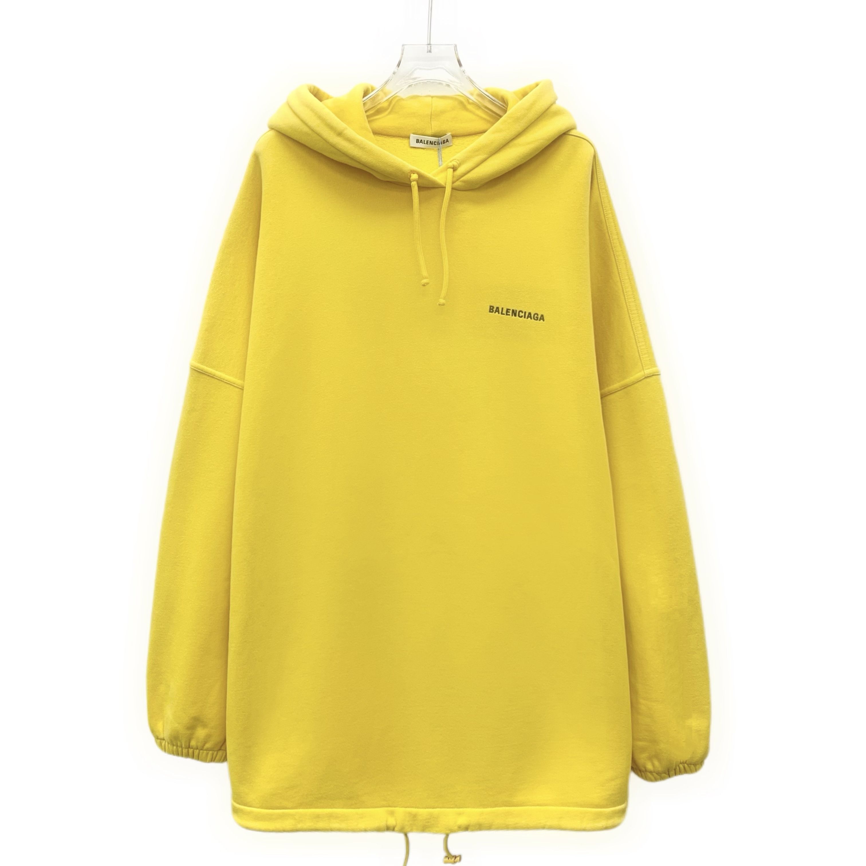 Balenciaga Balenciaga Logo Hoodie Yellow (XS) Size US XS / EU 42 / 0 - 1 Thumbnail