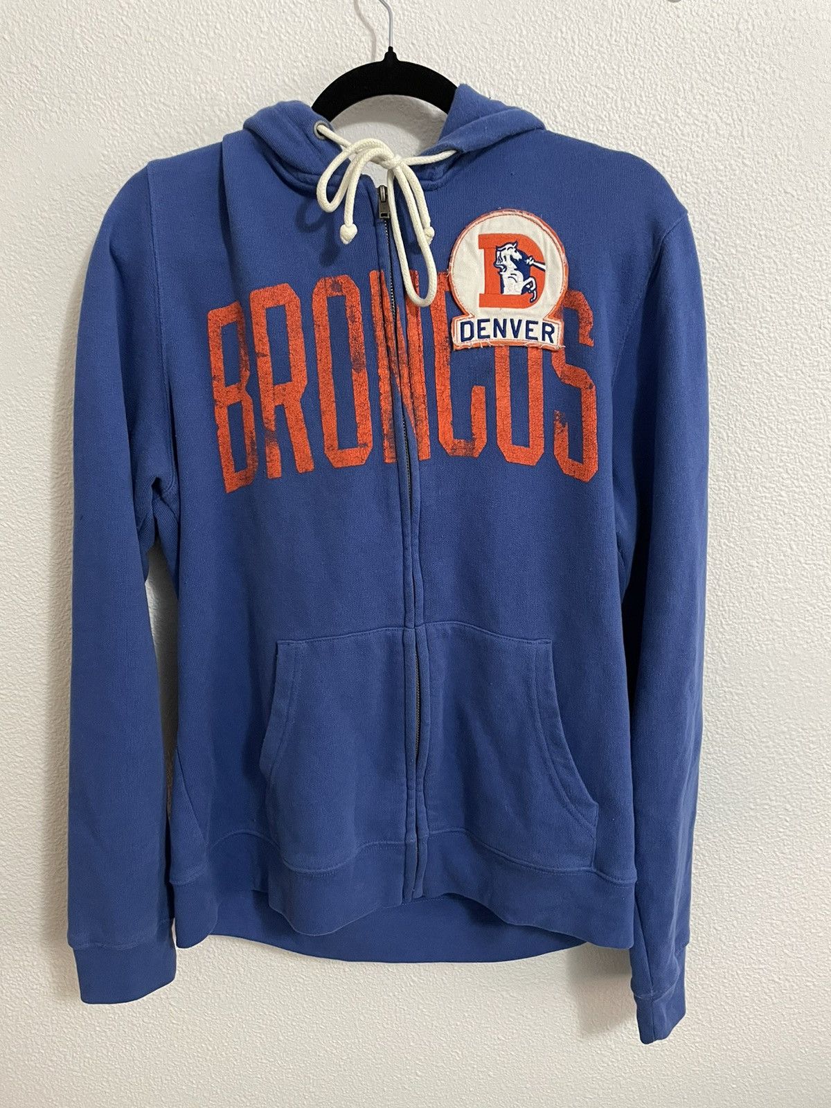 NFL × Vintage Vintage Broncos Zip Up Size US L / EU 52-54 / 3 - 1 Thumbnail