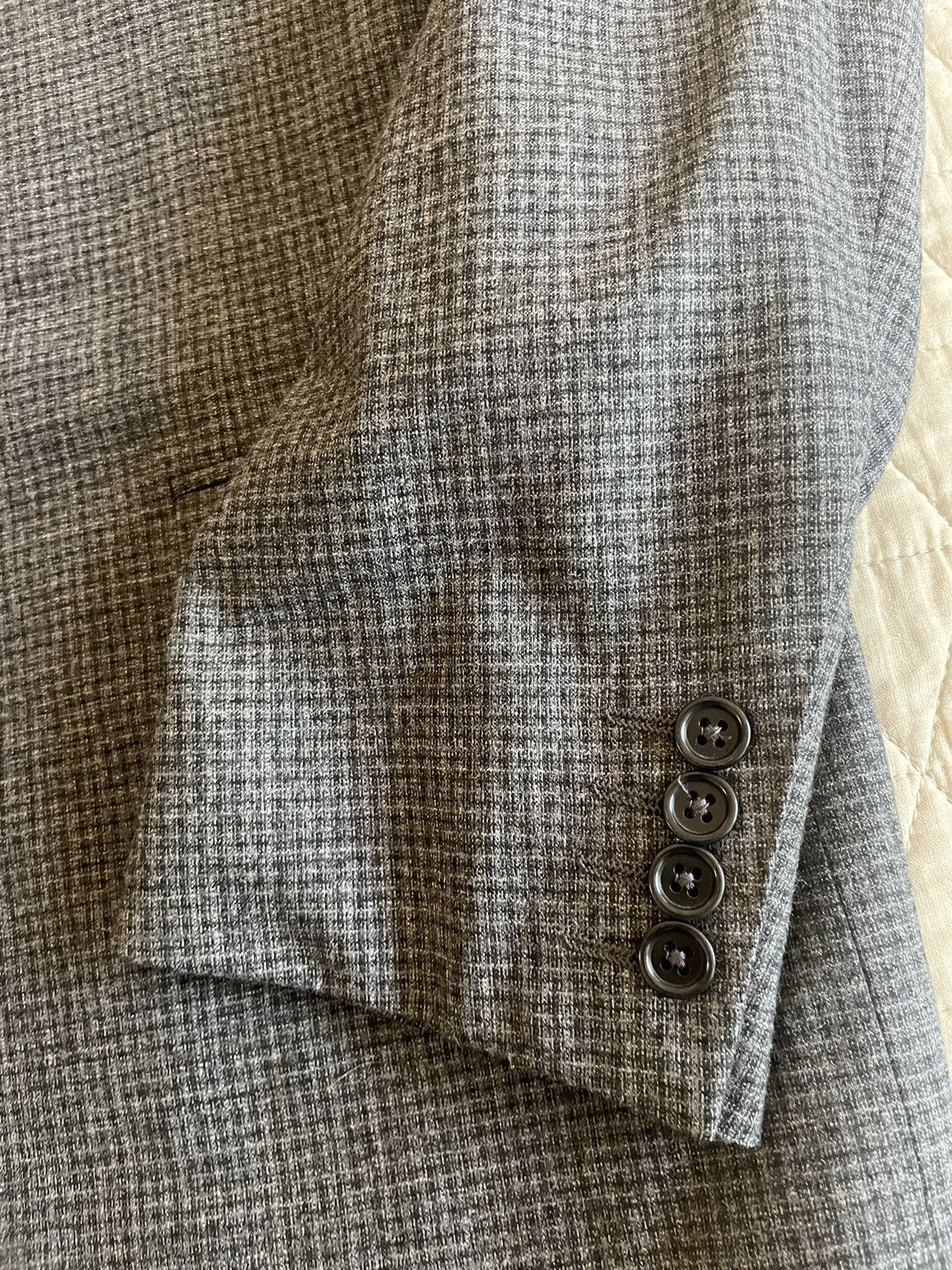 Canali Crosshatch Check Jacket Size 40R - 5 Thumbnail