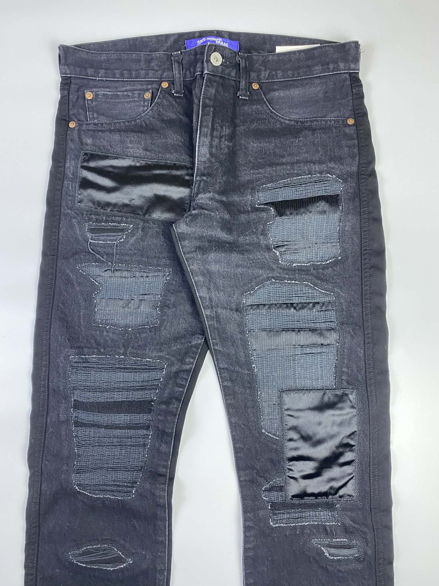 Junya Watanabe Junya Watanabe Man CDG - AD15 Distressed Cinch-Back Pants Size US 33 - 3 Thumbnail