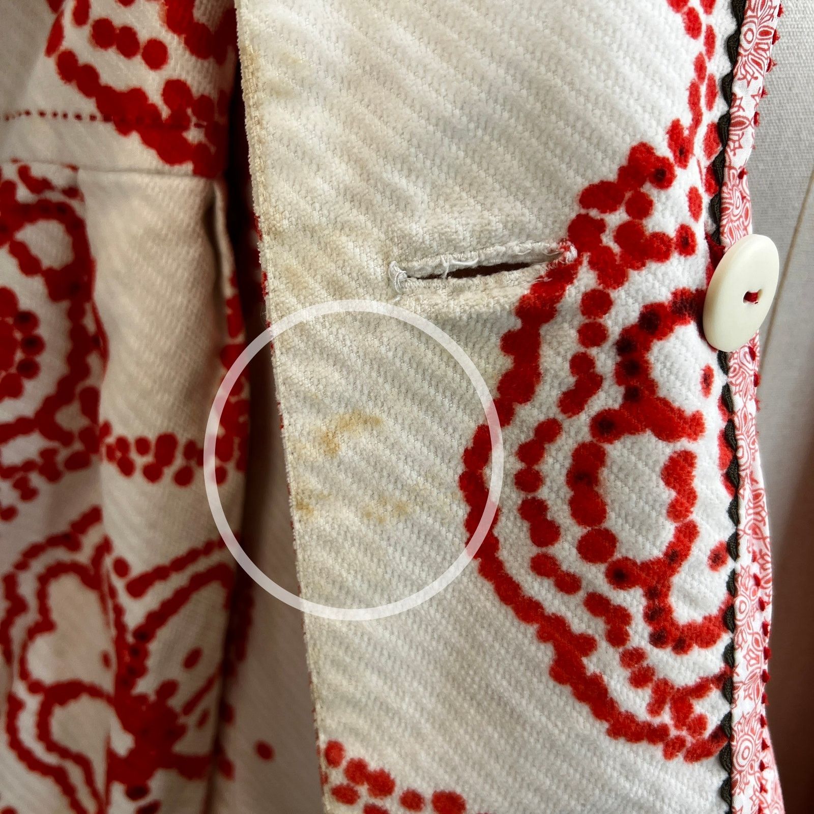 Anthropologie Anthropologie Elevenses Floral Printed Corduroy Jacket Size XS / US 0-2 / IT 36-38 - 6 Thumbnail