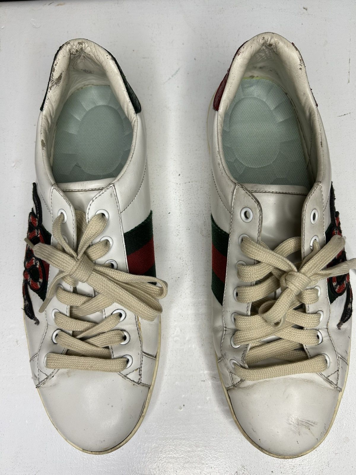Gucci Gucci Ace Snake Embroidered Men's Shoes Size 43EU / 10US Size US 10 / EU 43 - 2 Thumbnail