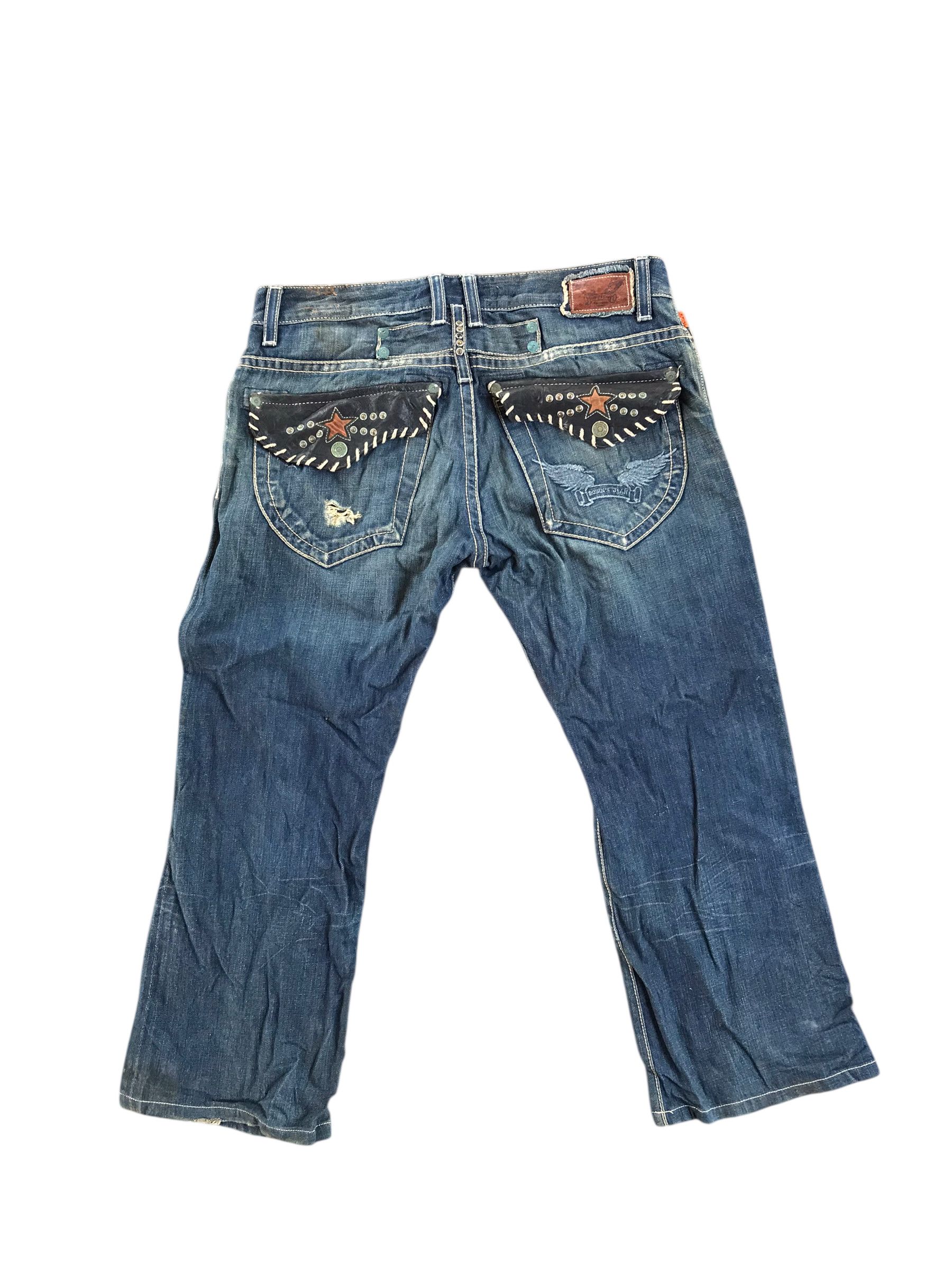 Robins Jeans Rare Robin’s Jean biker denim-34 size -made in usa Size US 36 / EU 52 - 3 Thumbnail