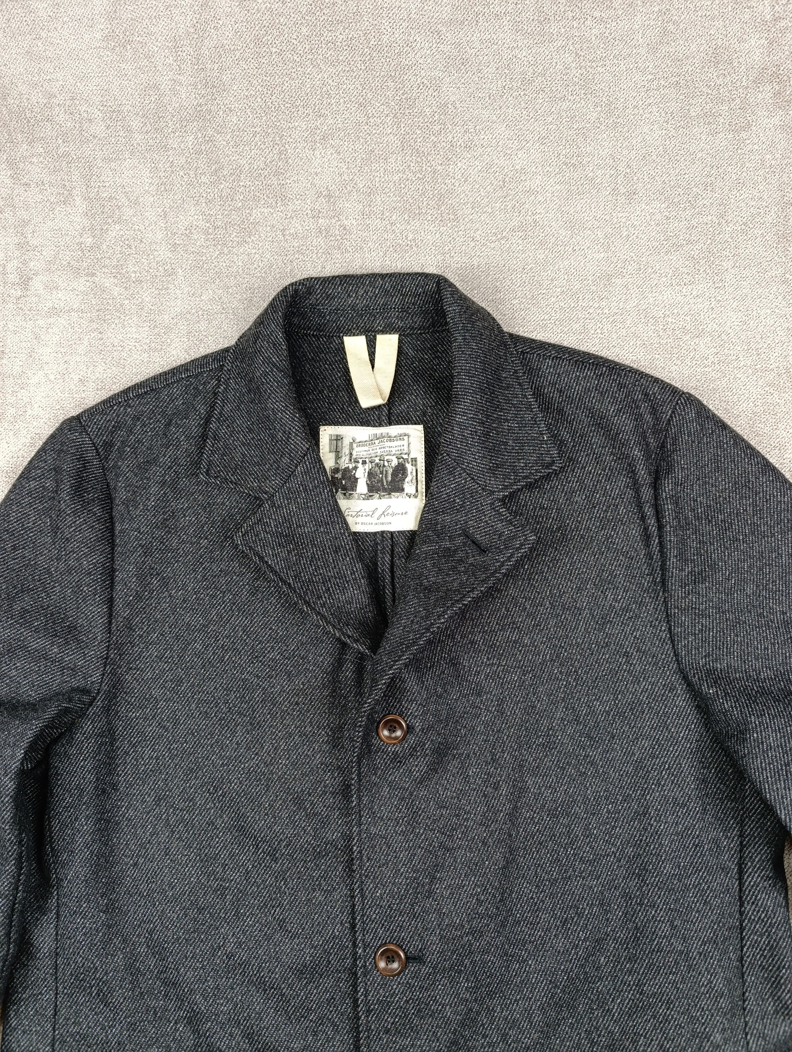Oscar Jacobson OSCAR JACOBSON SARTORIAL LEISURE BERGMAN WOOL JACKET Size US M / EU 48-50 / 2 - 2 Thumbnail