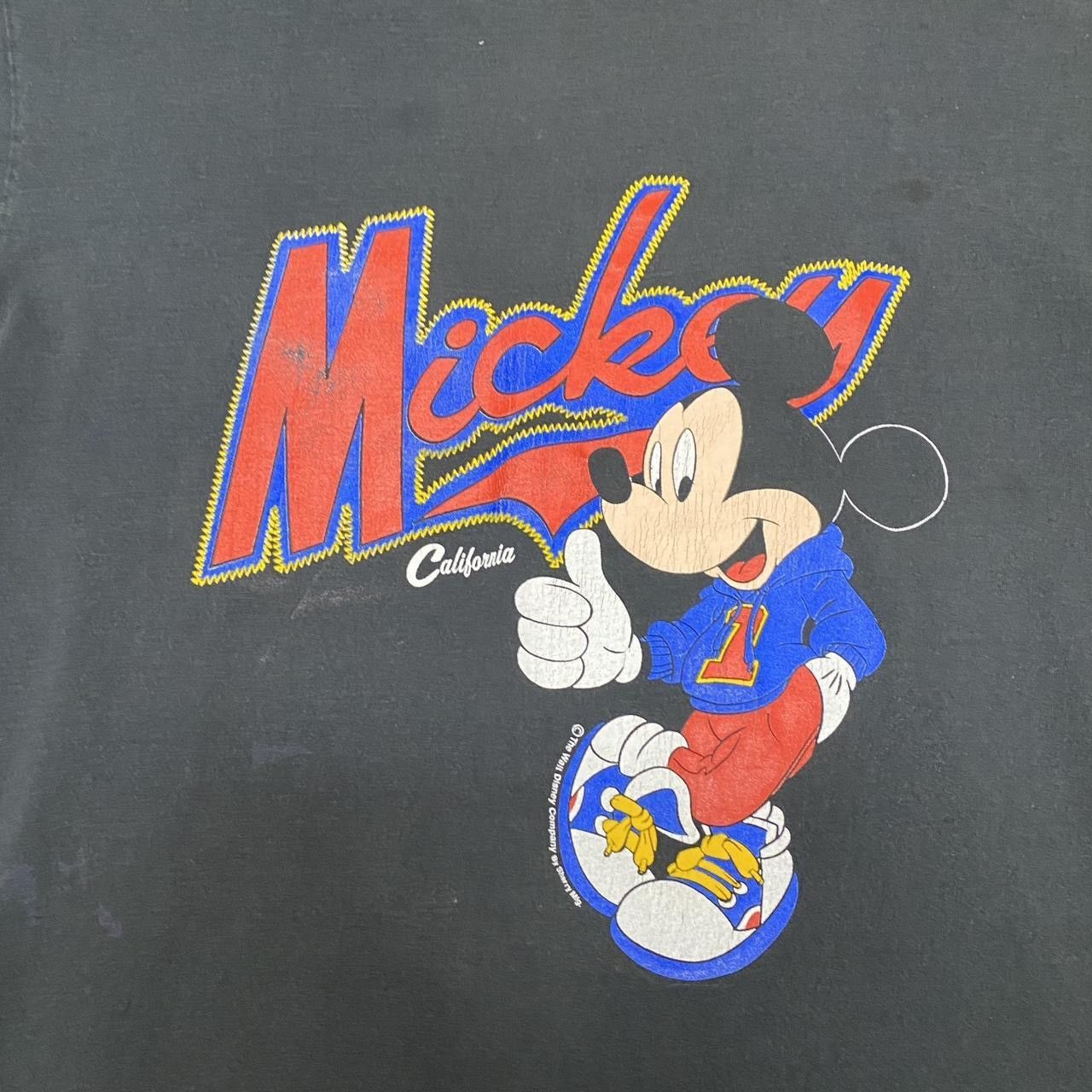 Mickey Mouse Vintage single stitch Mickey Mouse big graphic black T-shirt Size US L / EU 52-54 / 3 - 2 Thumbnail