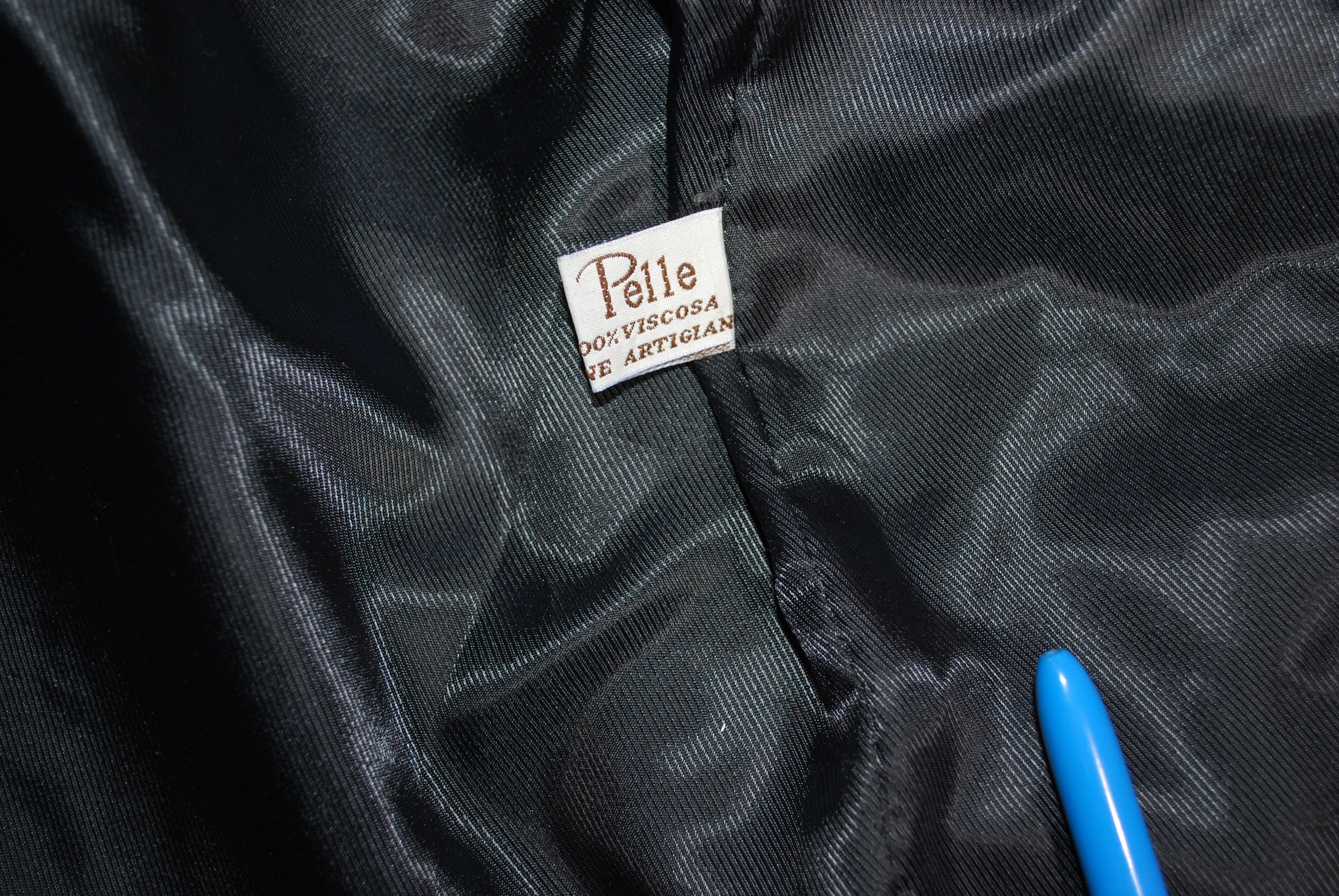 Vera Pelle Vera Pelle for Emillio Franco Leather Shaket denim look Size US L / EU 52-54 / 3 - 4 Thumbnail