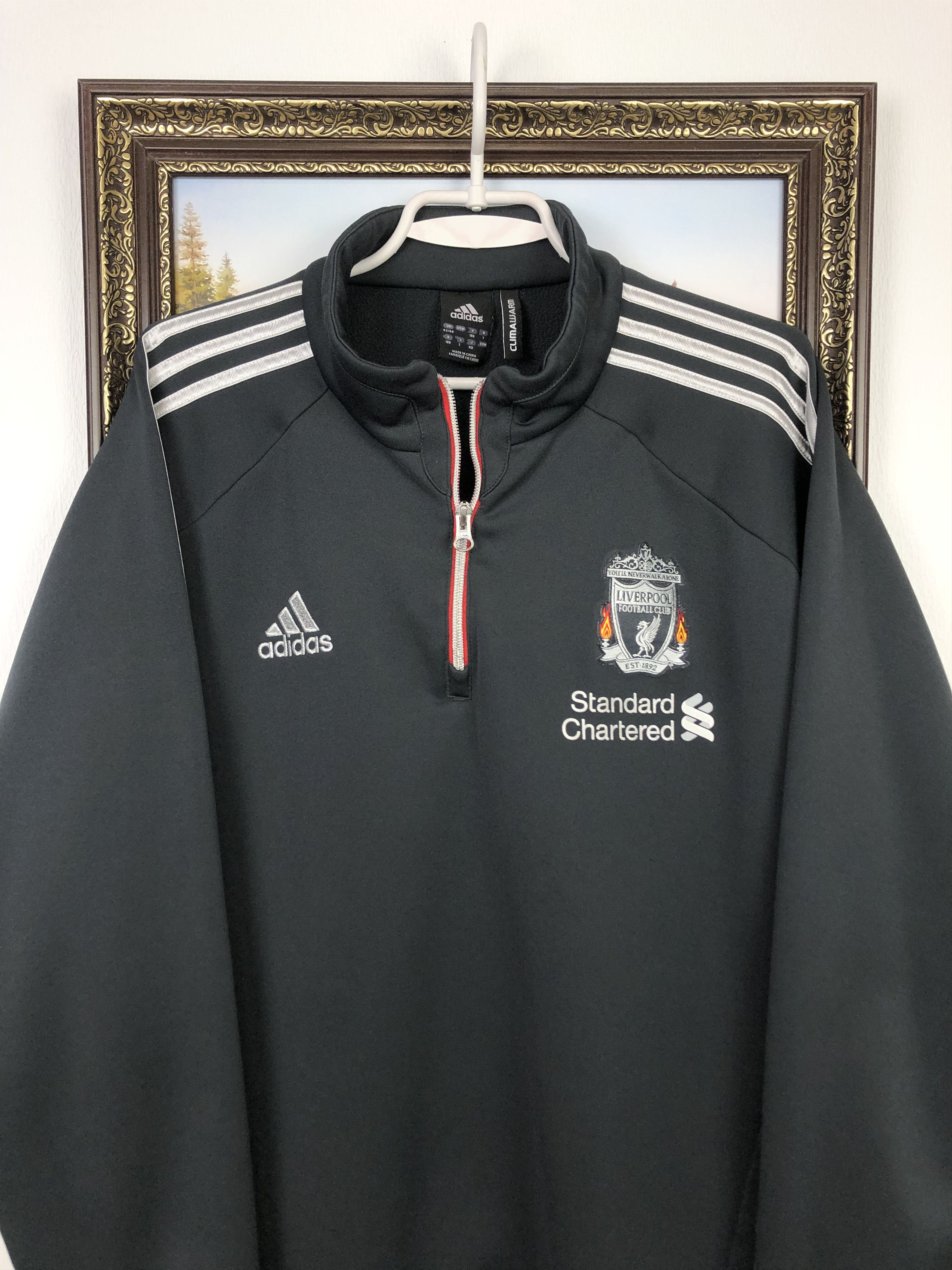 Adidas Vintage Adidas Liverpool Football Jacket Track Top Train Size US L / EU 52-54 / 3 - 2 Thumbnail