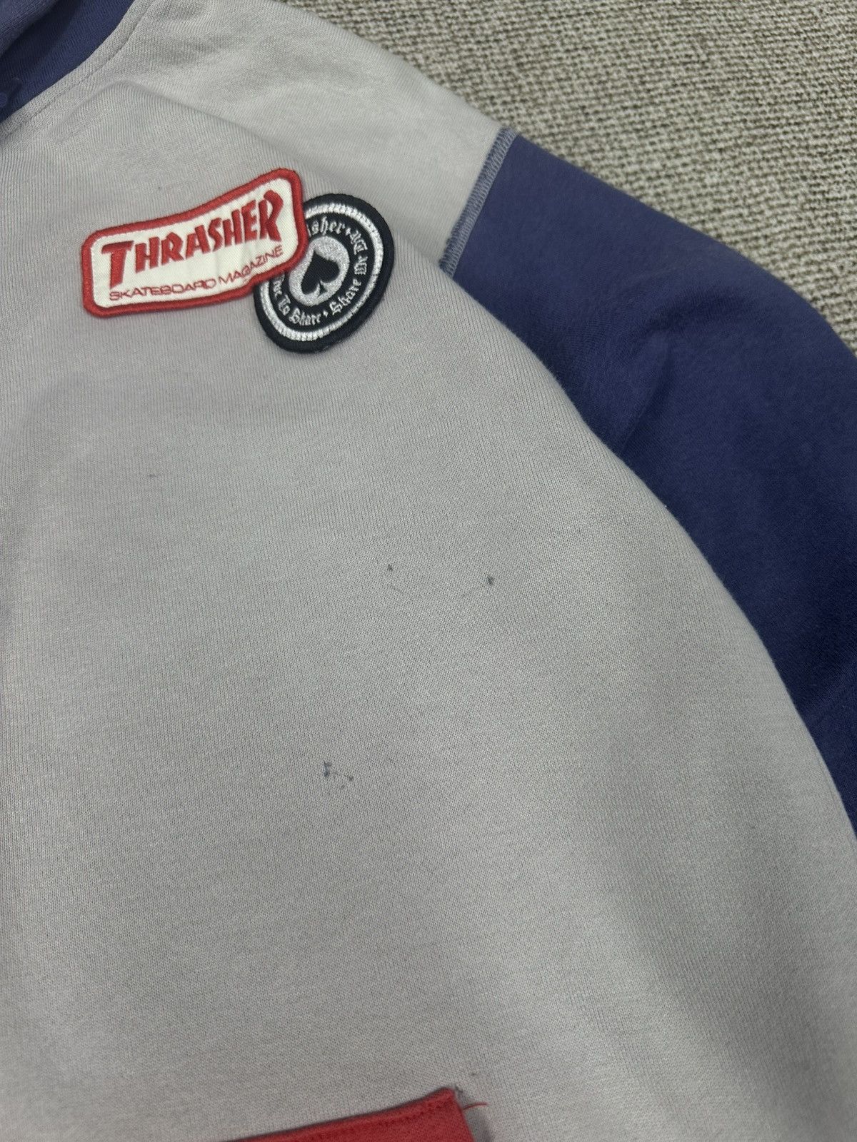 Thrasher Thrasher Skateboard Japan Flake Zipper Hoodie Z304 Size US M / EU 48-50 / 2 - 3 Thumbnail