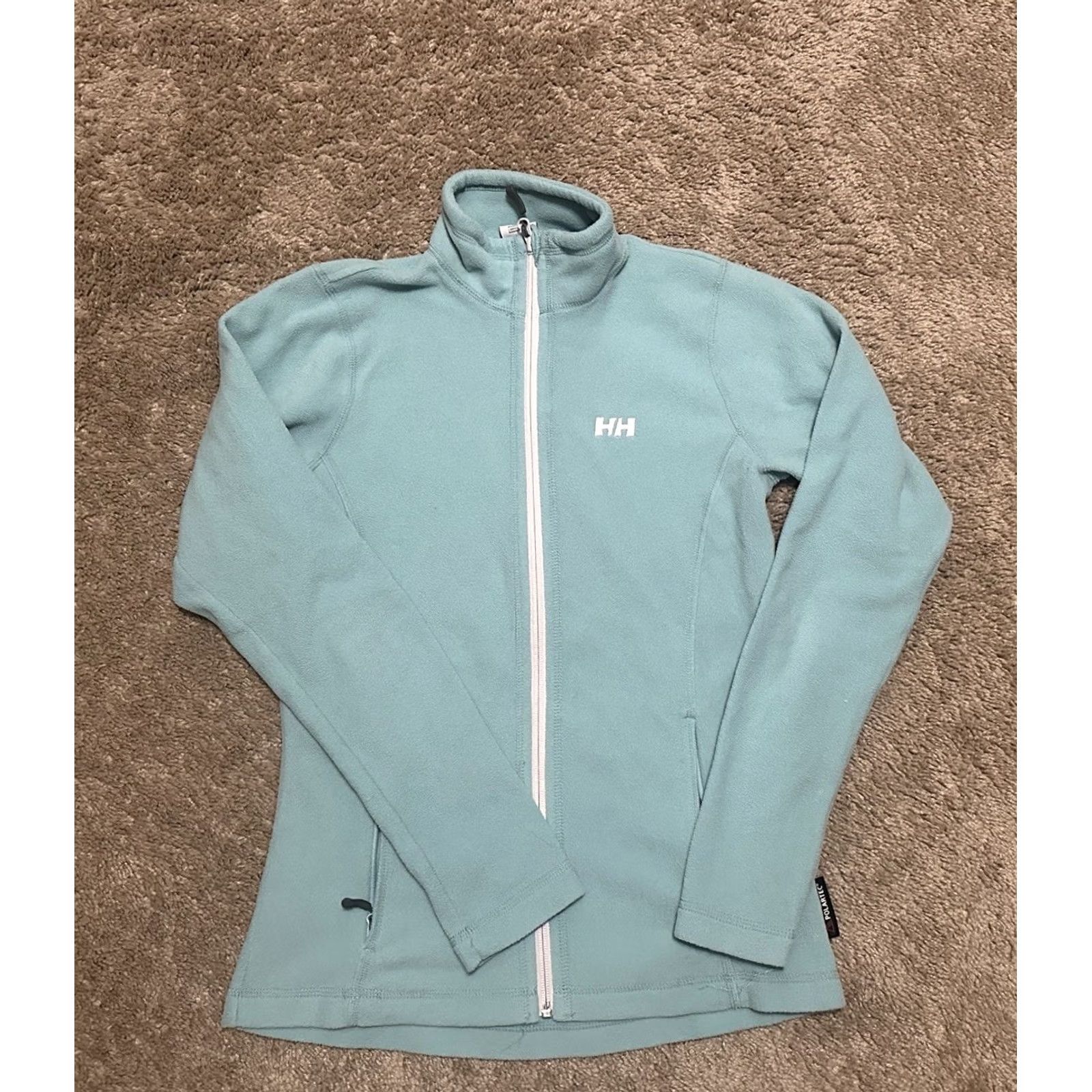 Helly Hansen Helly Hansen Fleece Jacket Womens Small Daybreaker Full Zip Polartec Hiking Blue Jacket Size S / US 4 / IT 40 - 2 Thumbnail