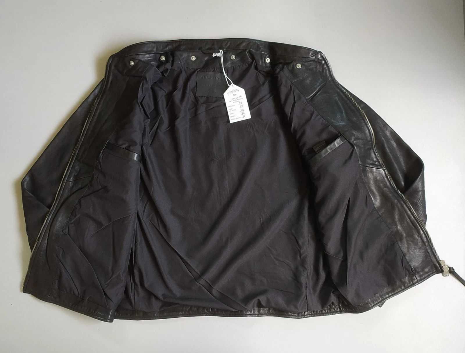 Allsaints Allsaints HARWOOD-Leather jacket Free Shipping FTP/9002 Size US XL / EU 56 / 4 - 4 Thumbnail