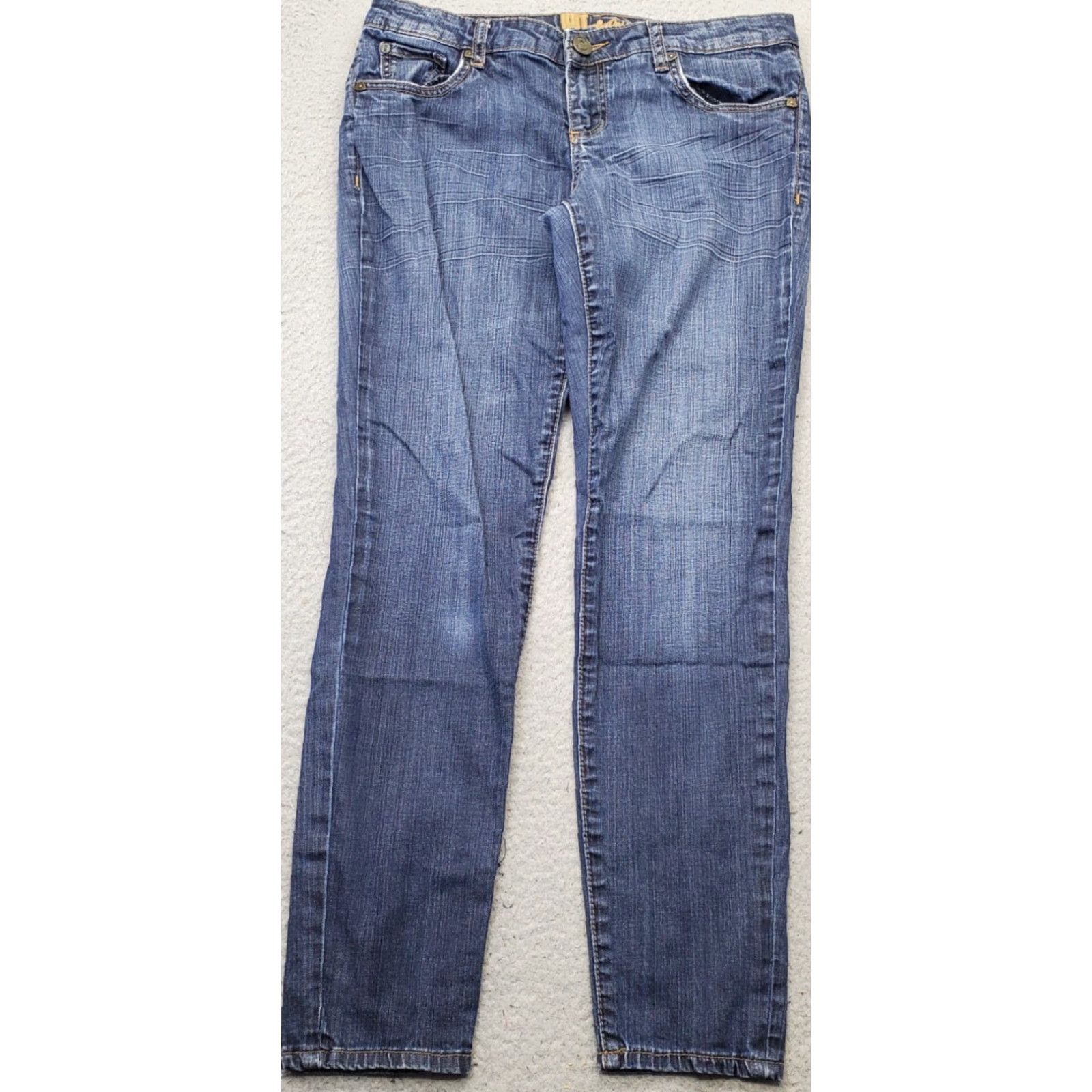 Vintage KUT from the Kloth Jeans Womens 6 Blue Denim Slim Fit Stretch 5-Pocket Design Jeans Size 28" / US 6 / IT 42 - 2 Thumbnail