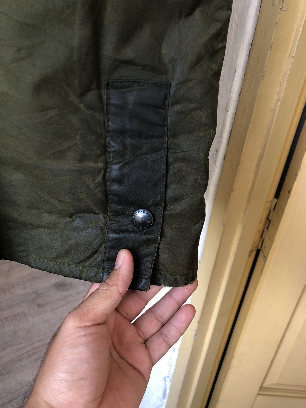 Barbour Nice❗️Vintage Barbour Distressed Wax Vest Jacket Size US S / EU 44-46 / 1 - 15 Thumbnail