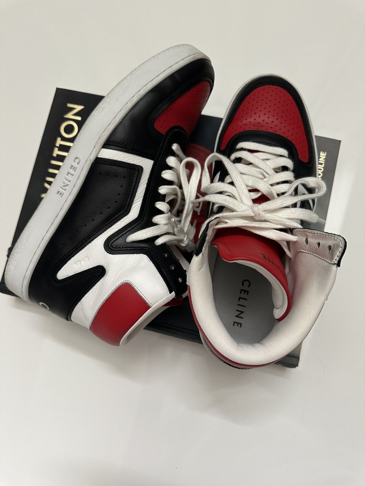 Celine Celine Z Leather High Top Sneaker Size US 9 / EU 42 - 1 Thumbnail