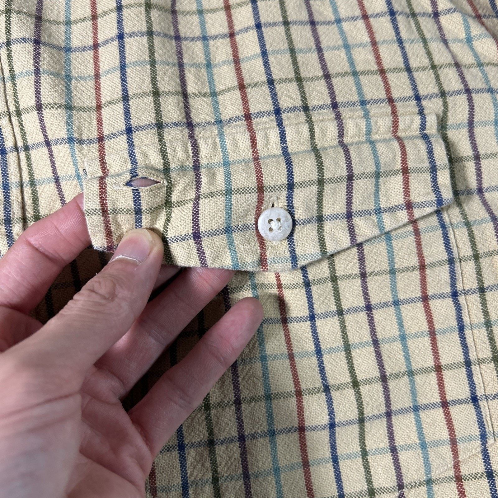 L.L. Bean LL Bean Thick Flannel Button Up Men Large Barn Rugby Match Size US L / EU 52-54 / 3 - 6 Thumbnail